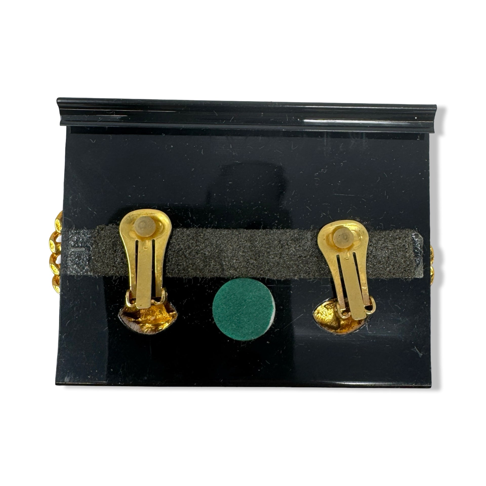 Vintage R.J. Graziano French Coin Clip On Earrings