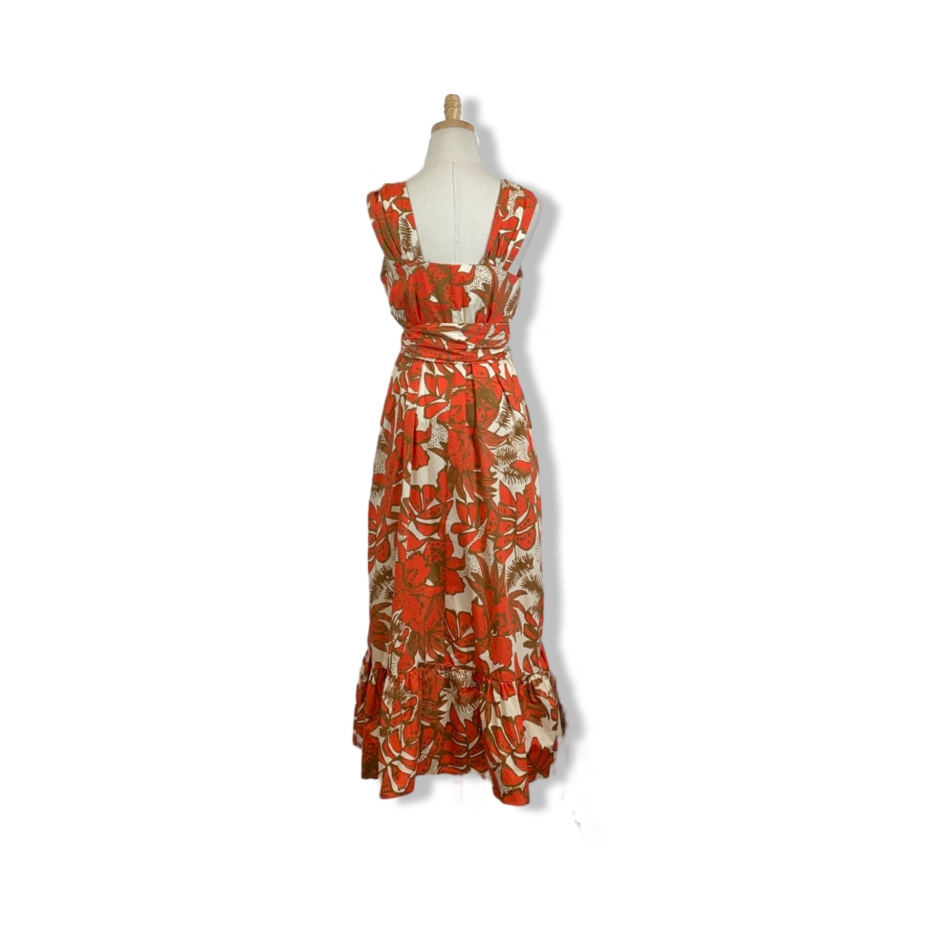 Exquise Floral Belted Dress