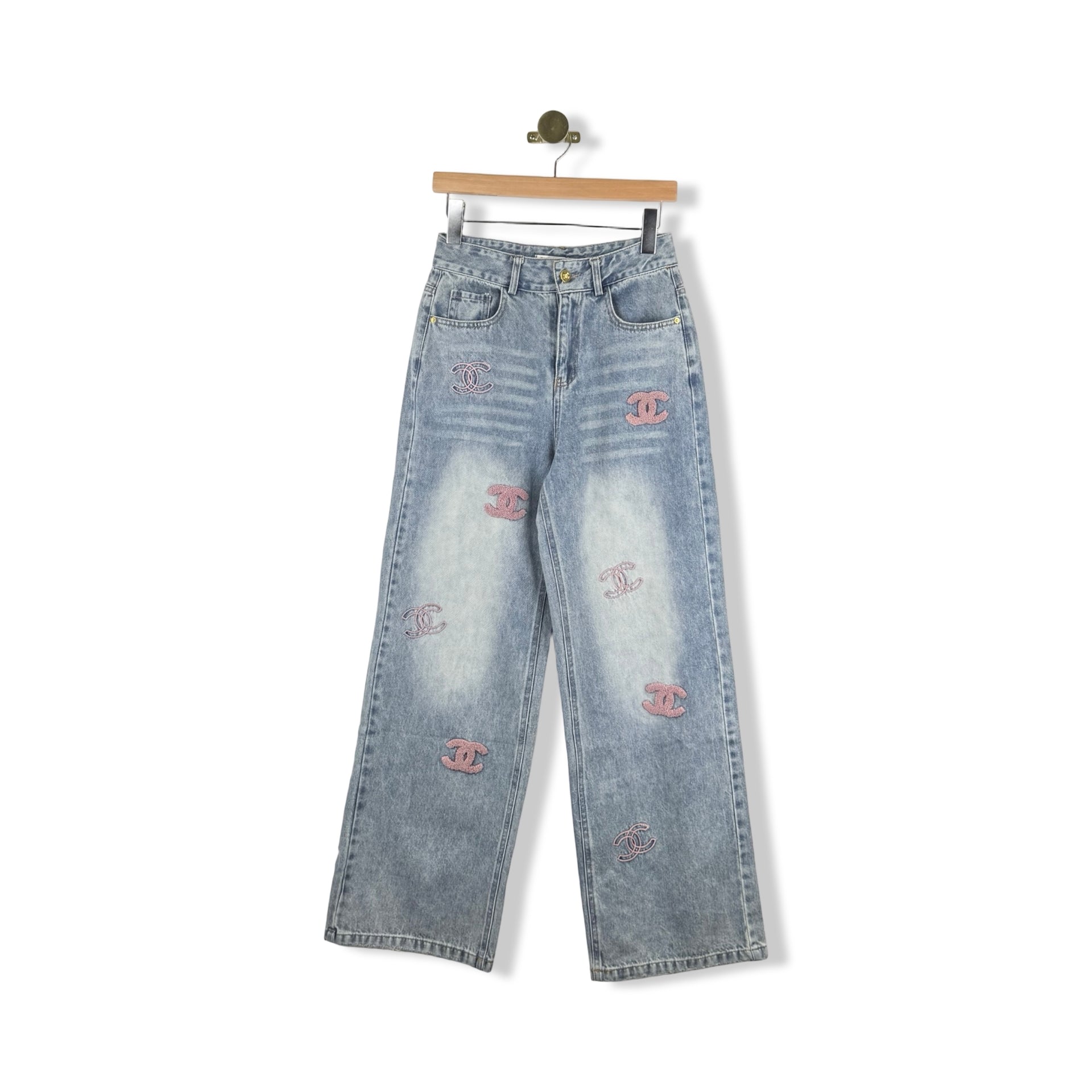 Chanel Applique Jeans