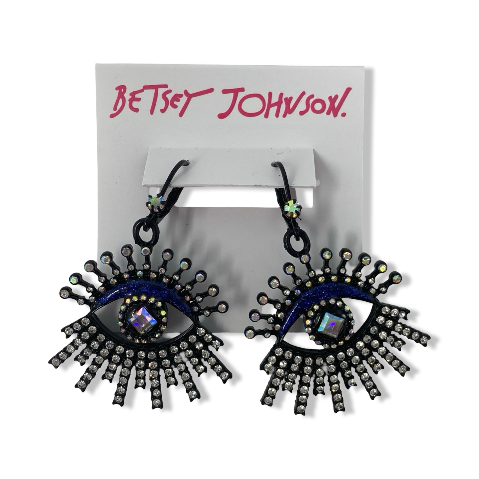 Betsey Johnson Evil Eye Drop Earrings
