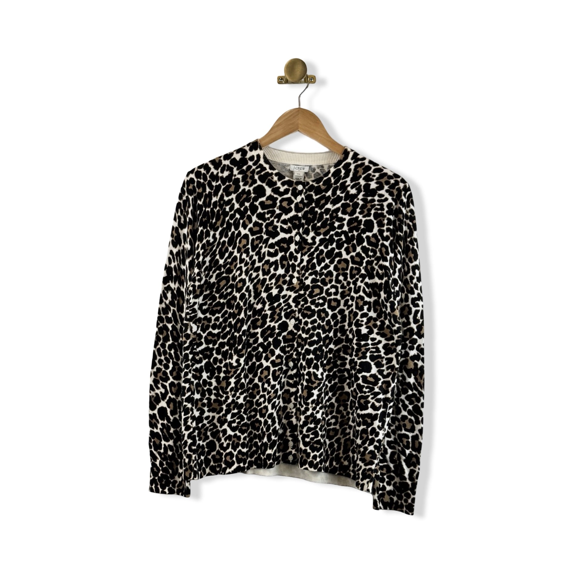 J.Crew Leopard Print Cardigan