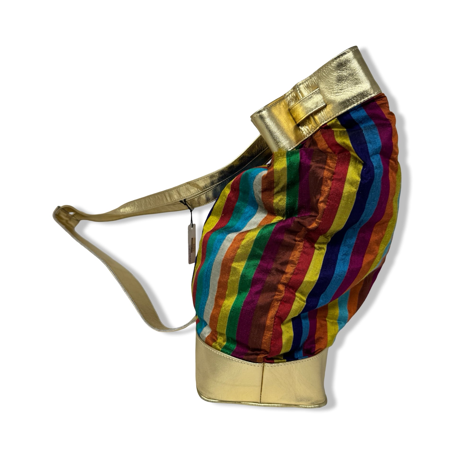 Vintage R.J. Graziano  Metallic Striped Bag