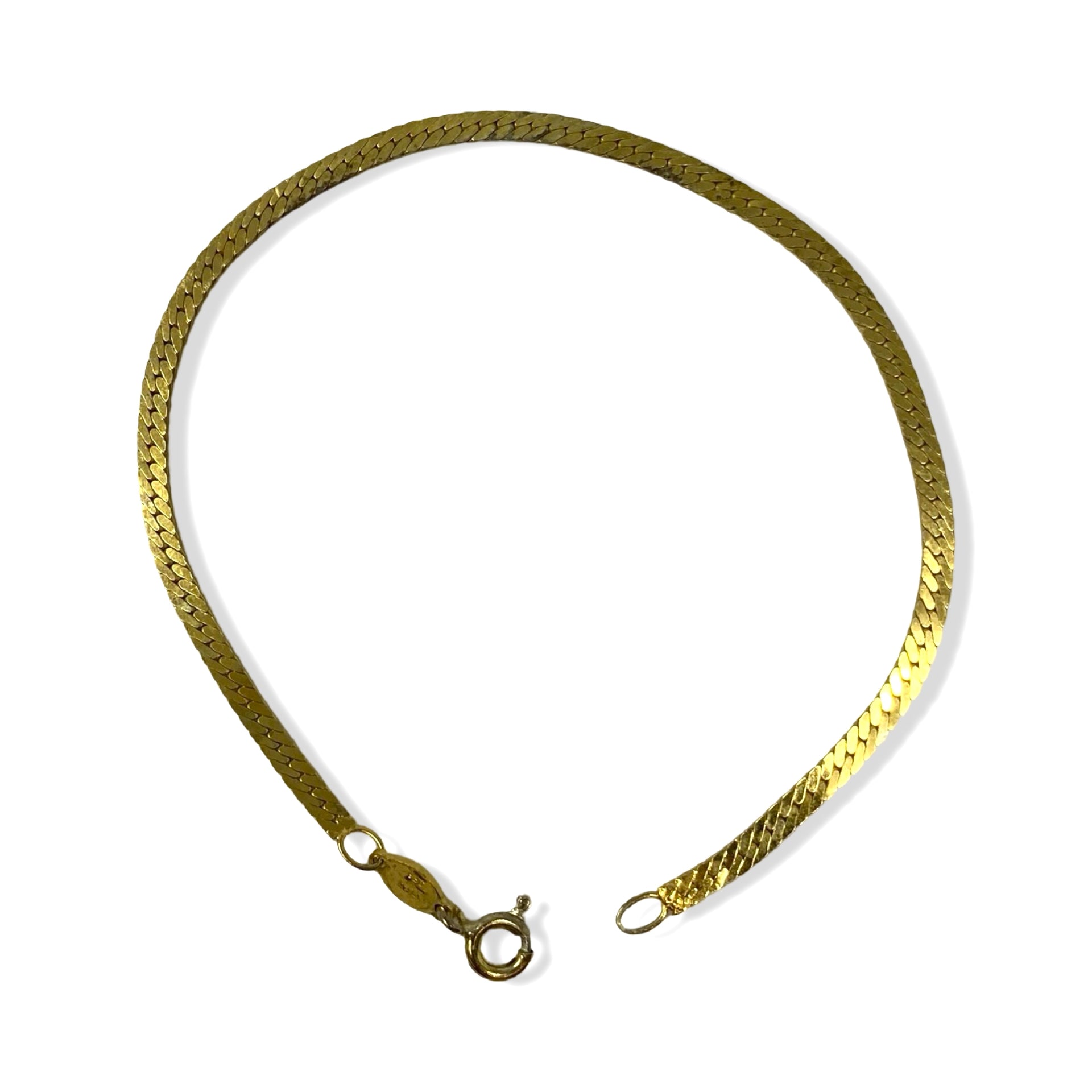 Gold Plated 925 Sterling Chain Bracelet