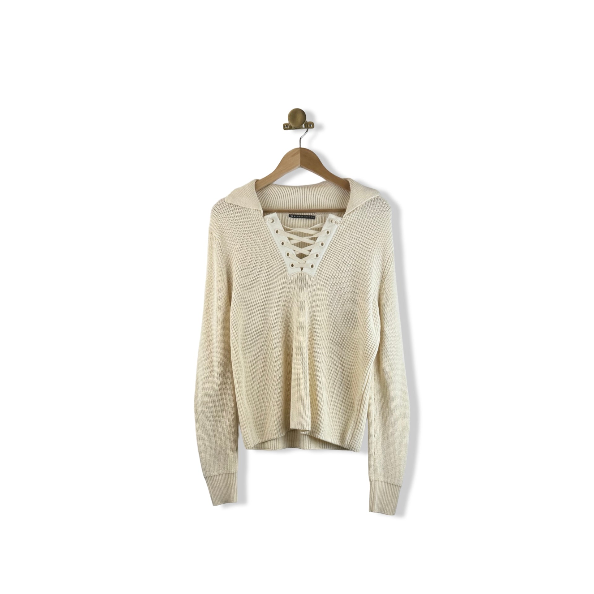 Elliott Lauren Lace Up Sweater