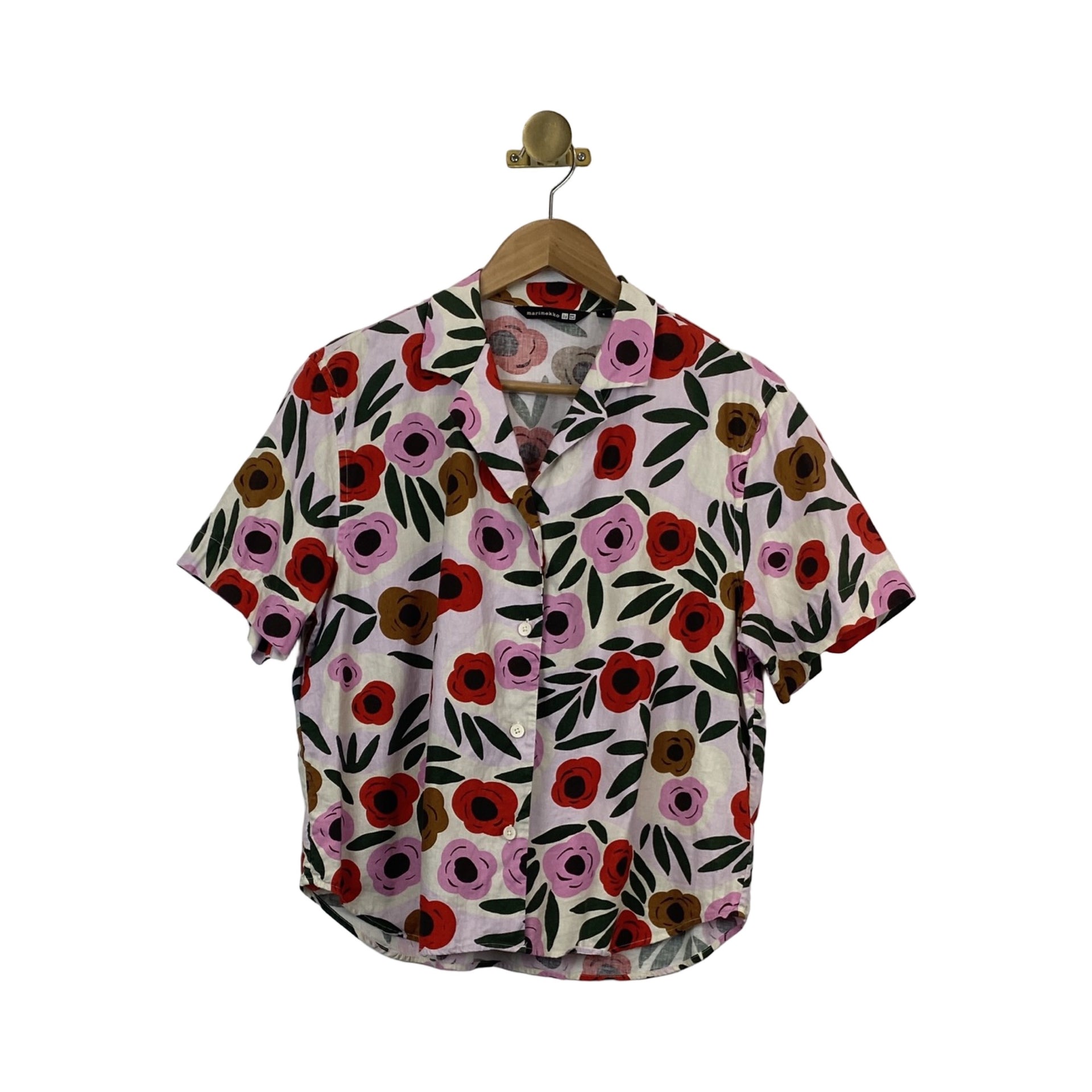 Uniqlo x Marimekko Poppy Camp Shirt