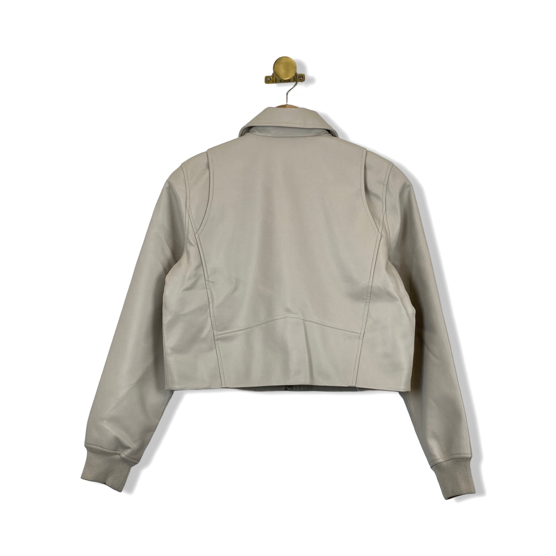BLANKNYC Faux Leather Snap Front Jacket