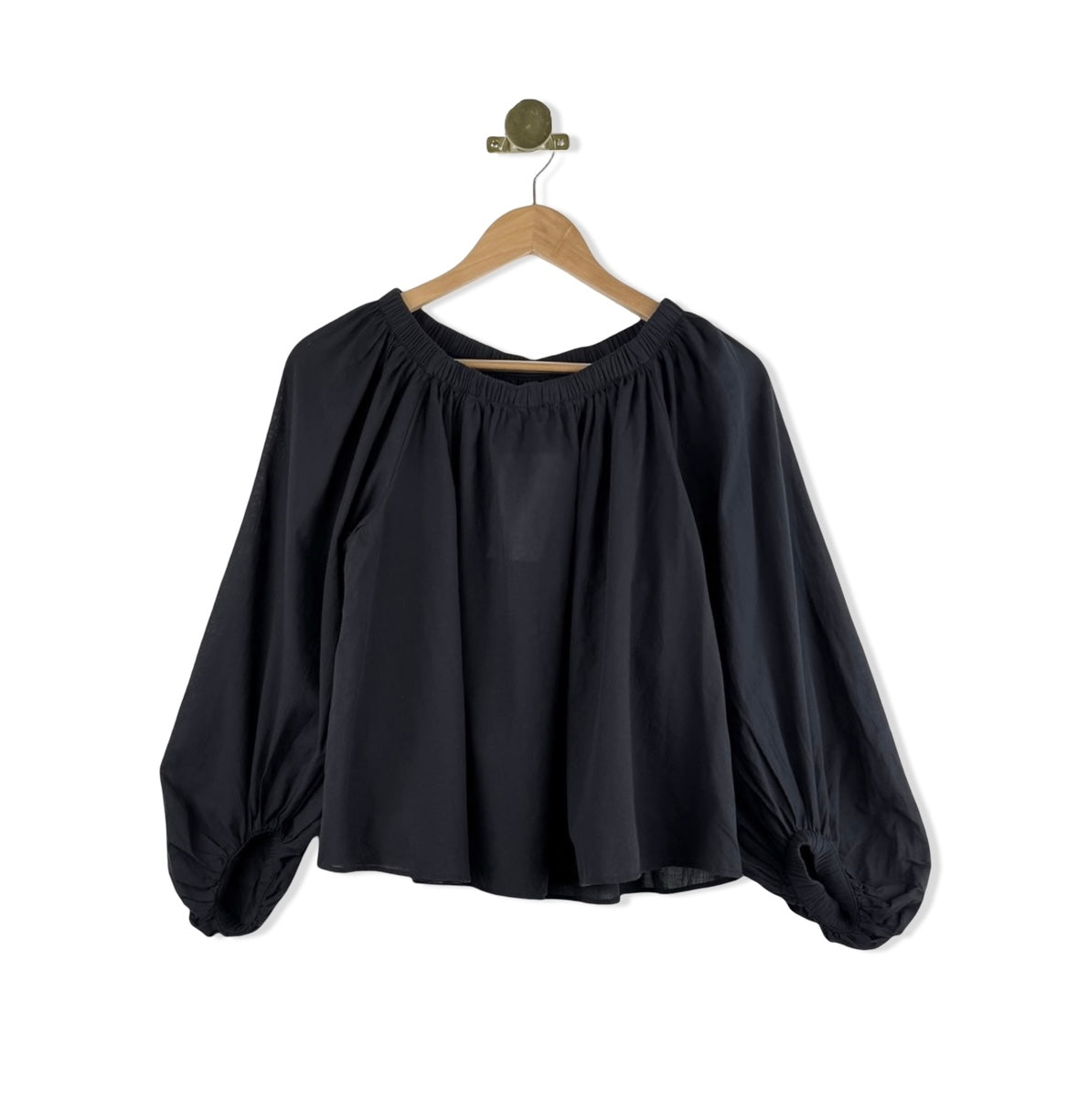 Unsubscribed Blouson Off The Shoulder Top