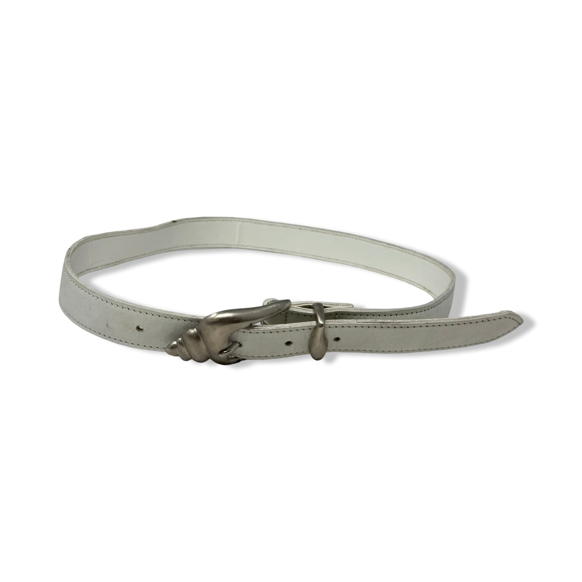 Vintage R.J. Graziano Seashell Buckle Belt