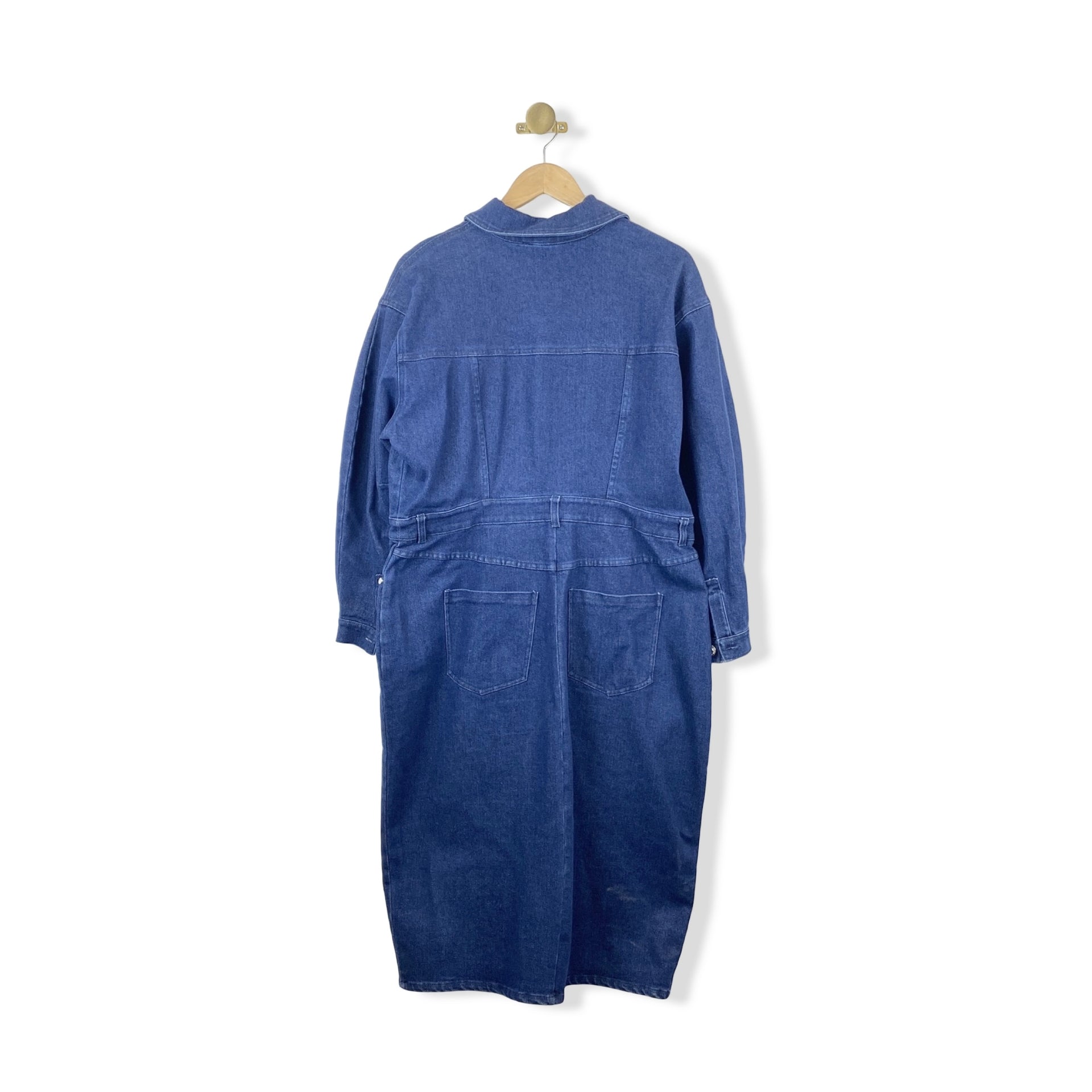 Eloquii Denim Maxi Dress