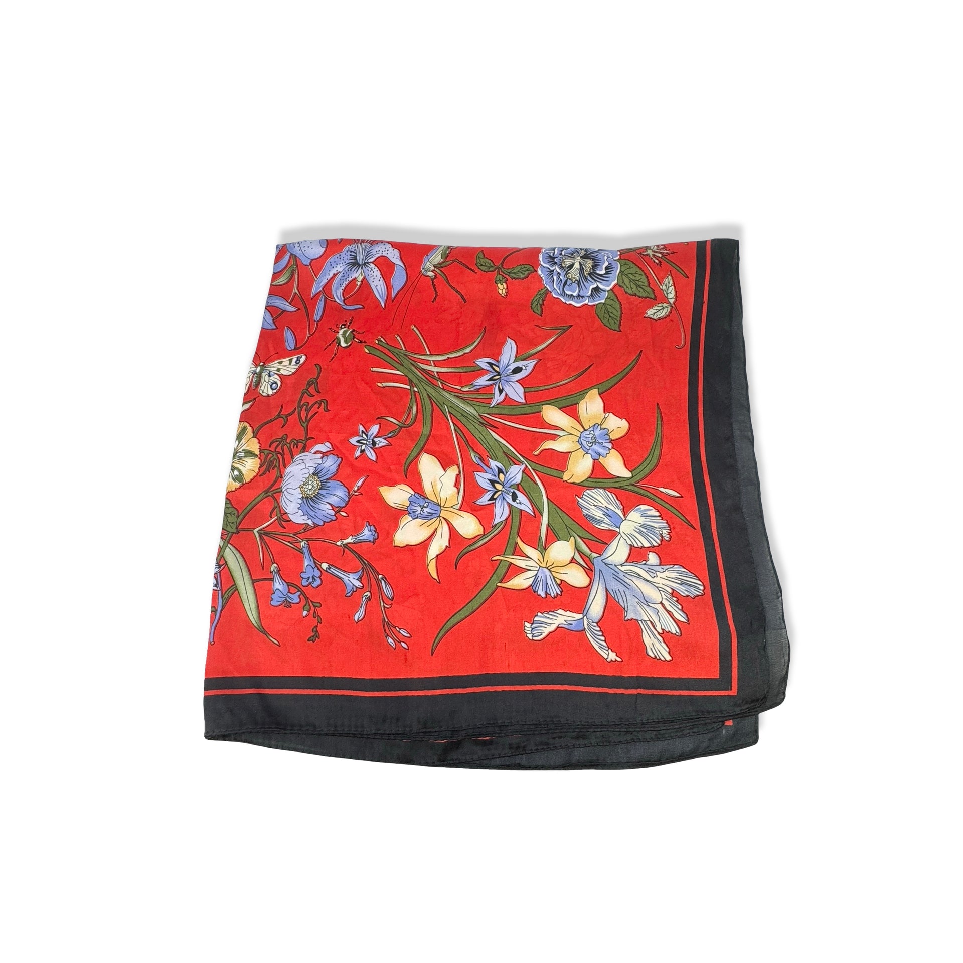 Floral Square Scarf