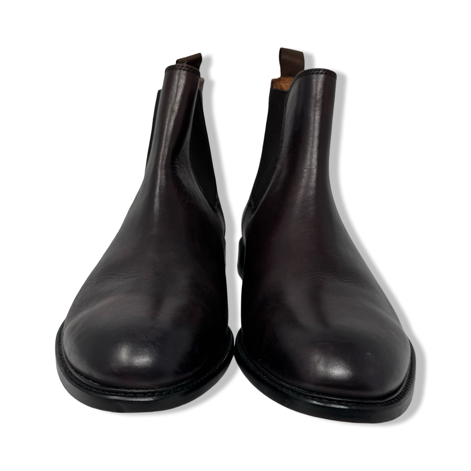 Banana Republic Smooth Leather Chelsea Boots