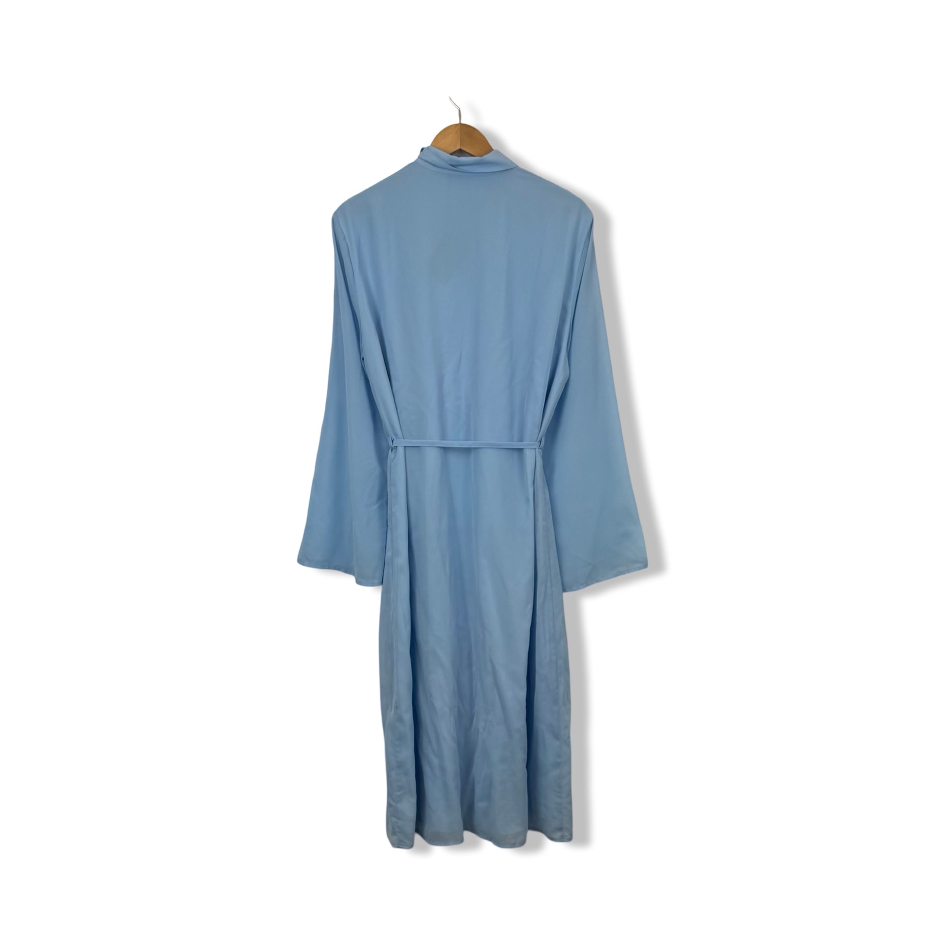 Area Stars Ruffled Chiffon Shirt Dress