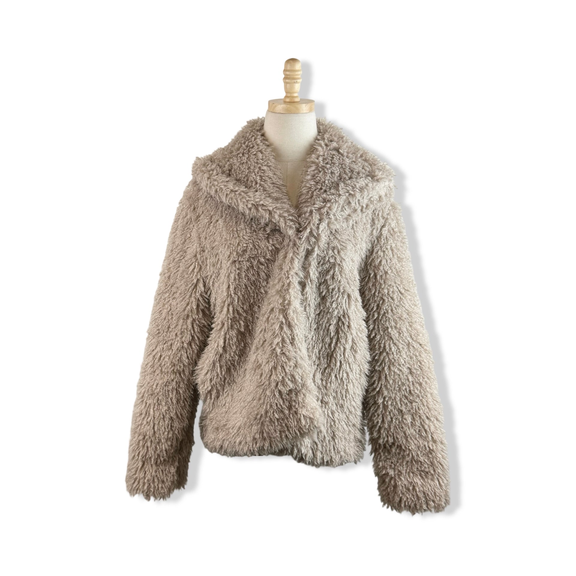 BLANKNYC Mongolian Fur Jacket