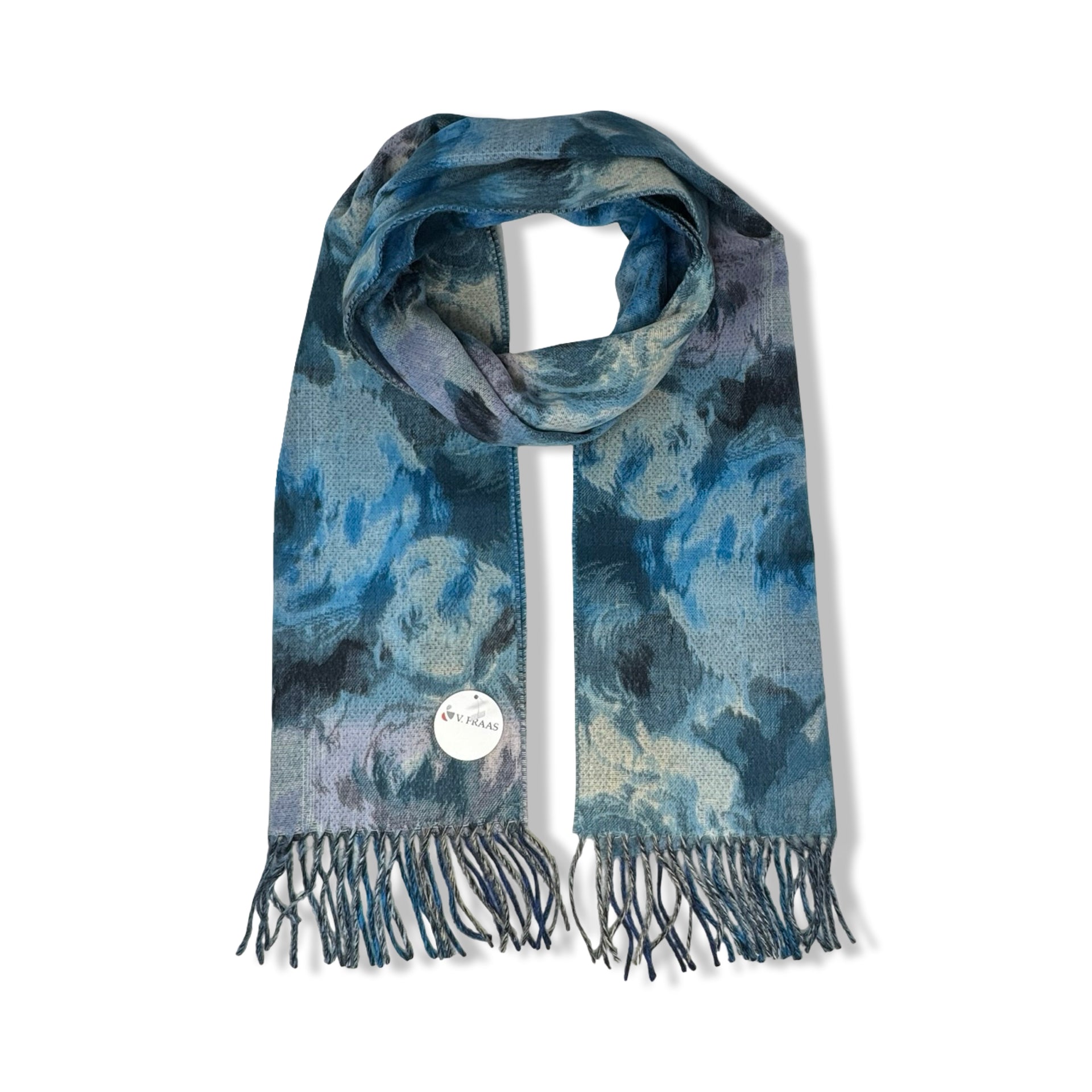 Fraas Cashmink Muted Floral Scarf
