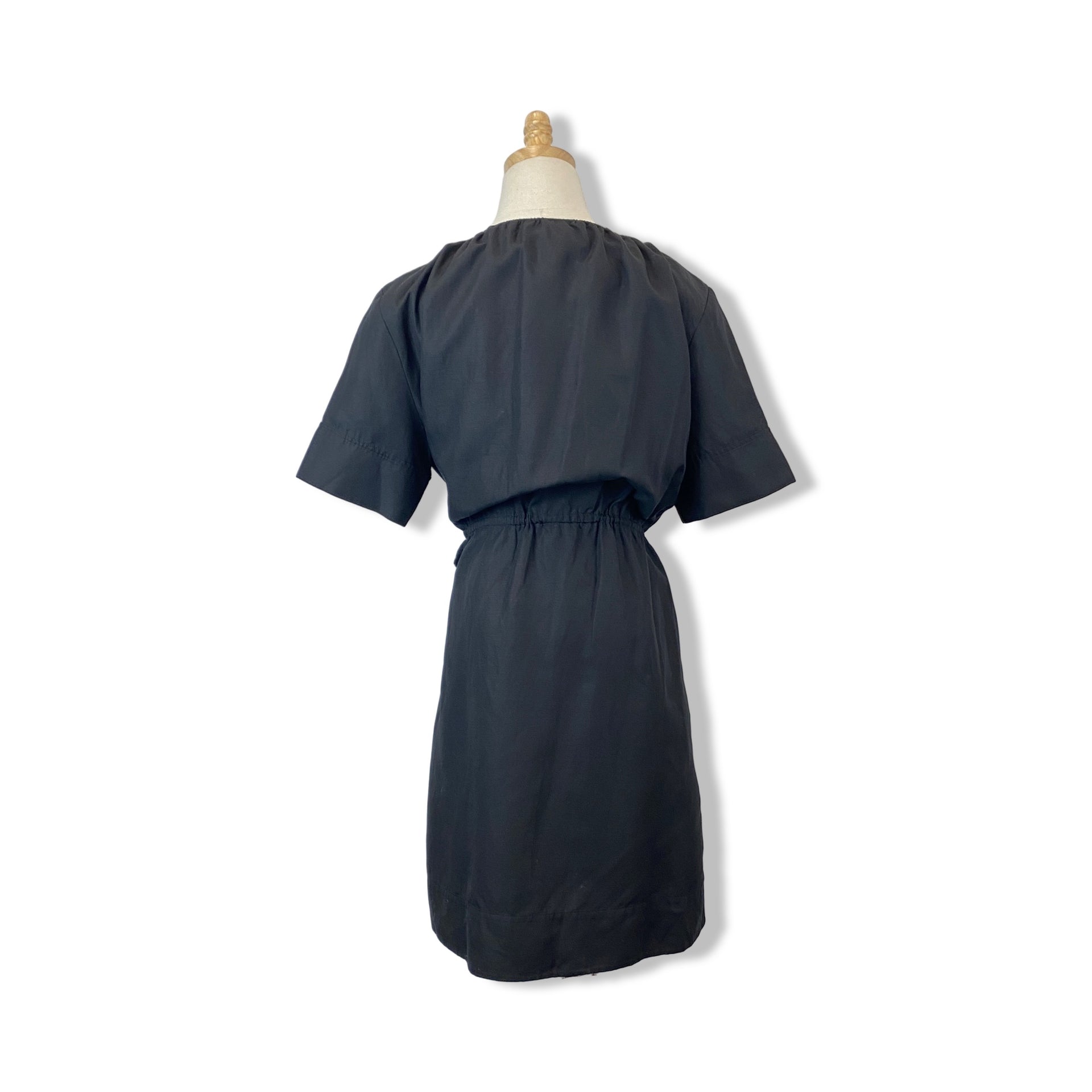 COS Mini Linen Blend Wrap Dress