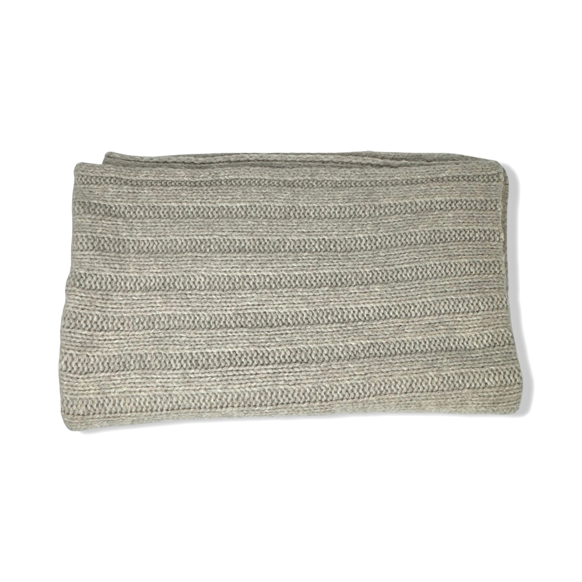 White + Warren Lofty Cashmere Blend Ribbed Scarf