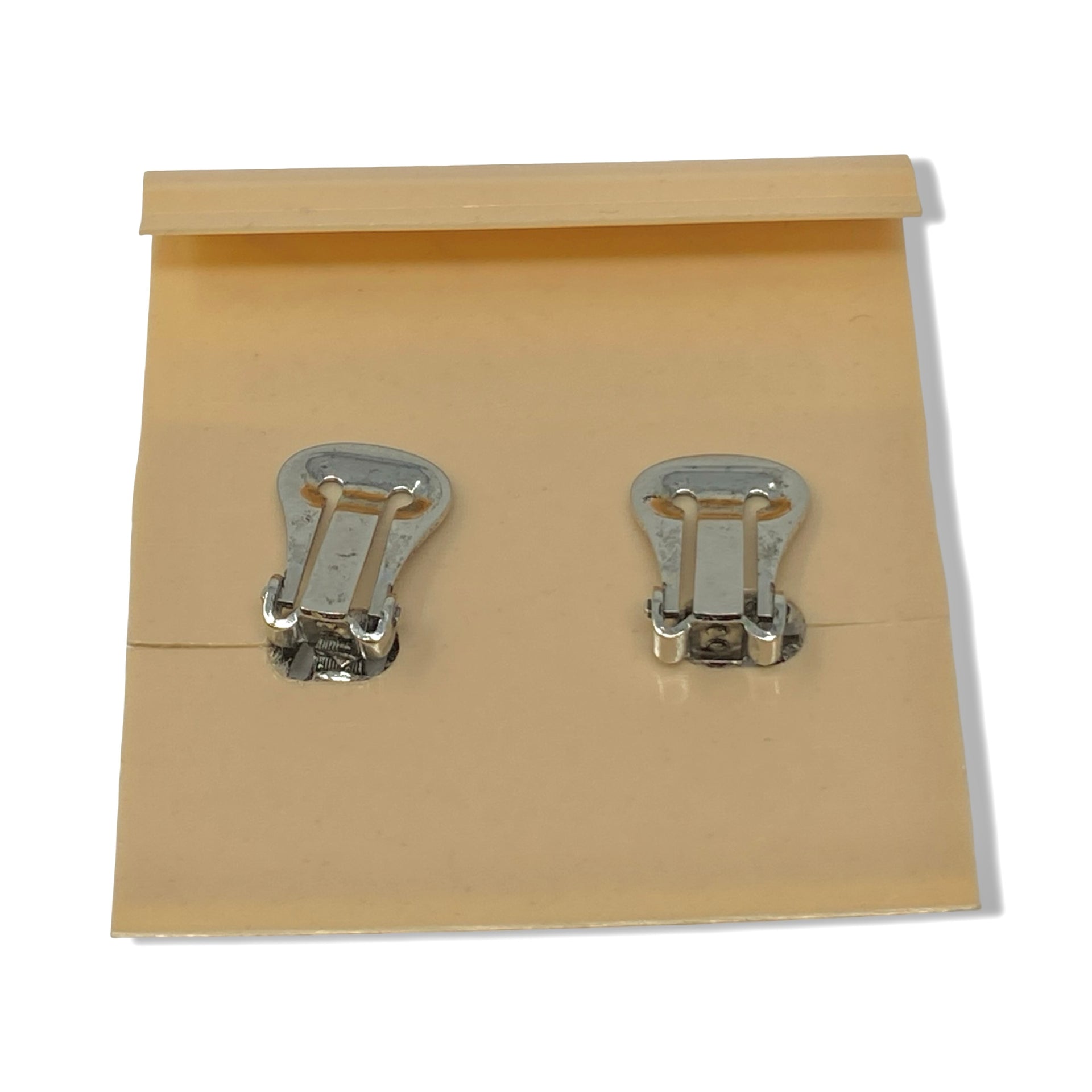 Kenneth Jay Lane Couture Floral Crystal Clip On Earrings