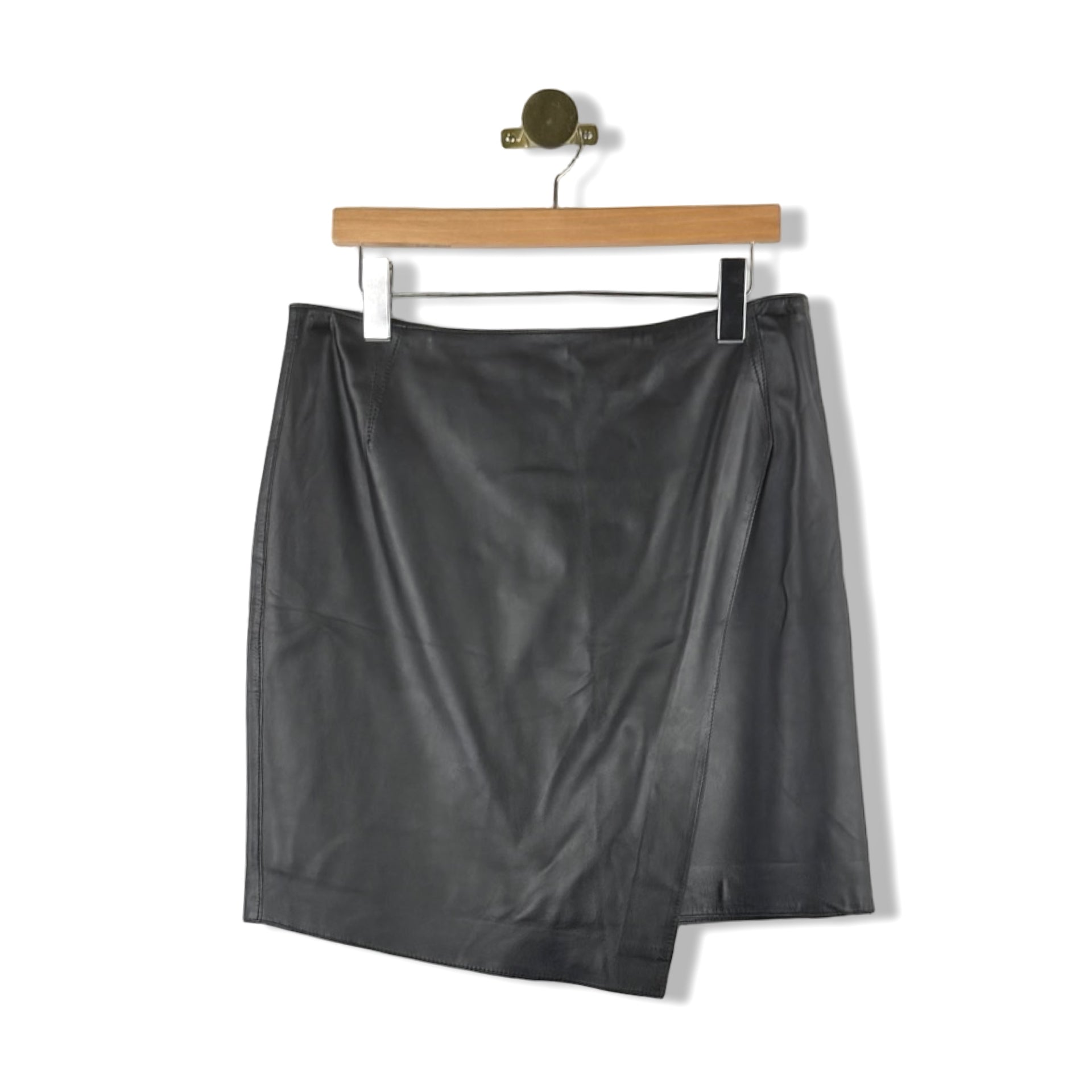 GSTQ Leather Mini Skirt