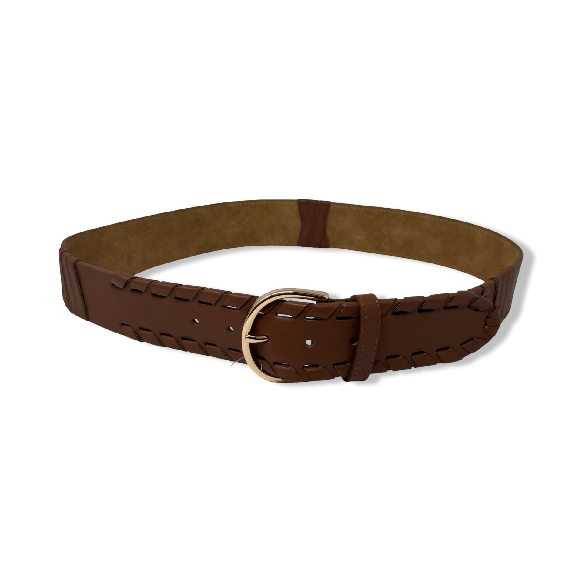 Linea Pelle Wide Woven End Belt
