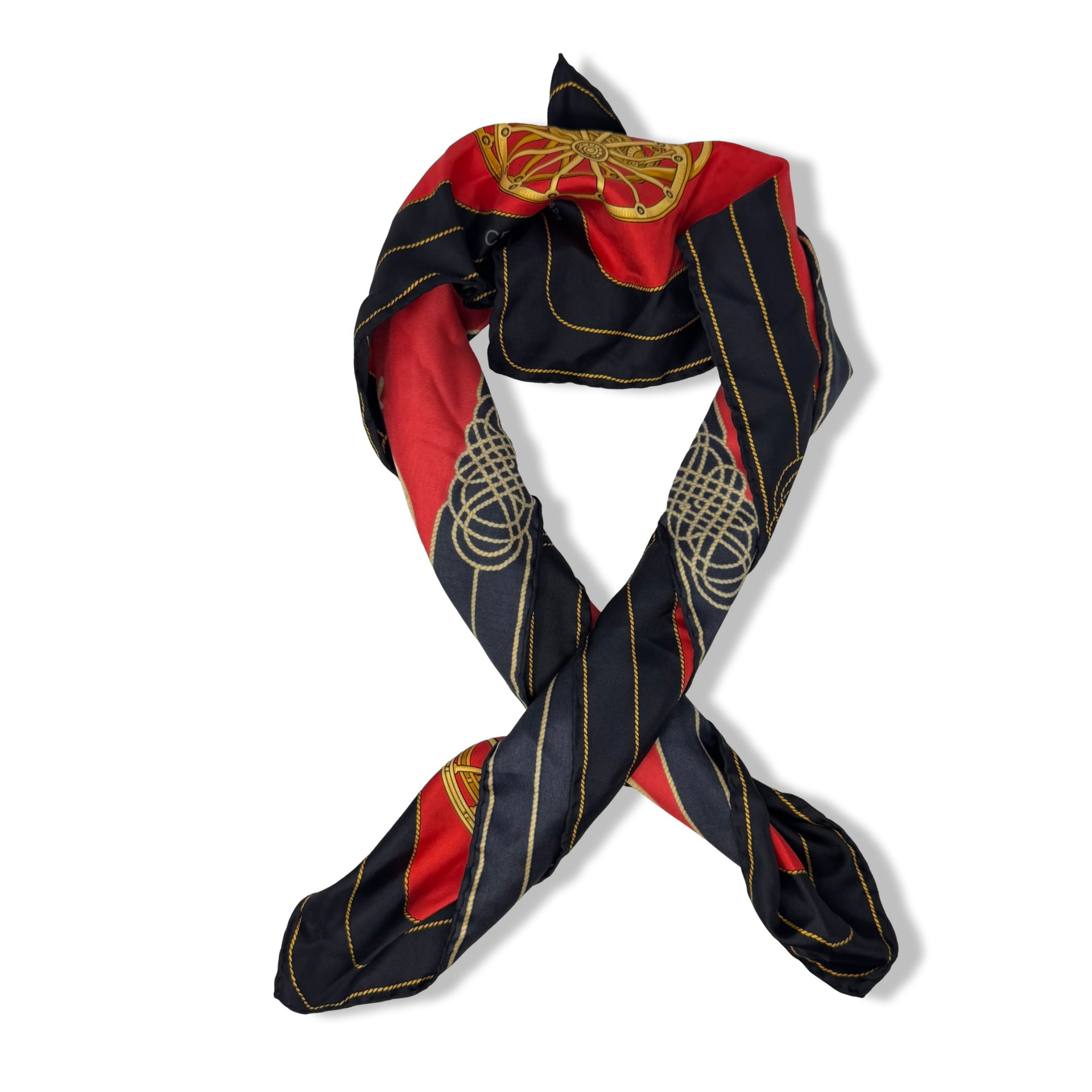 Celine Carriage Silk Scarf