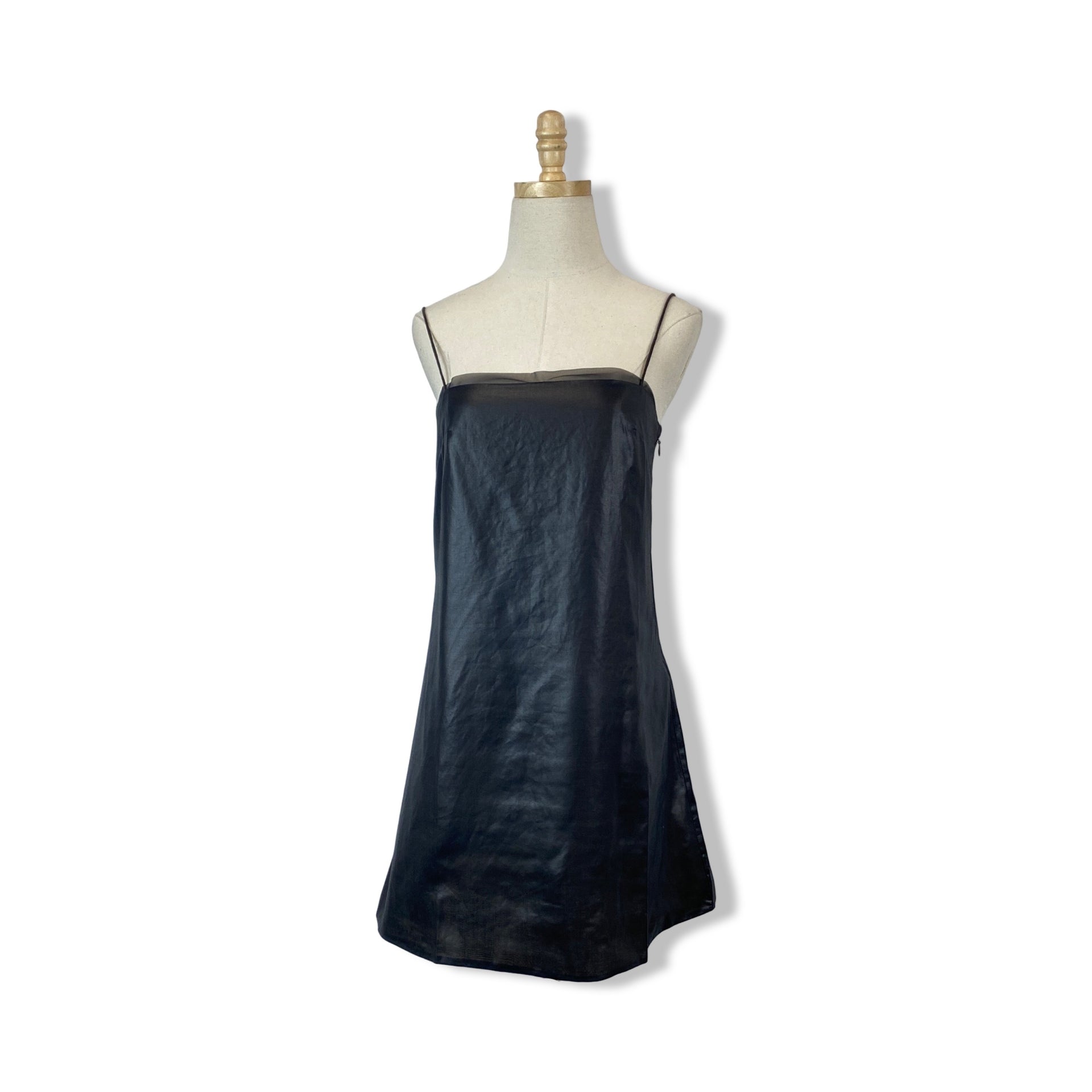 COS Atelier The Square Neck Voile Mini Dress