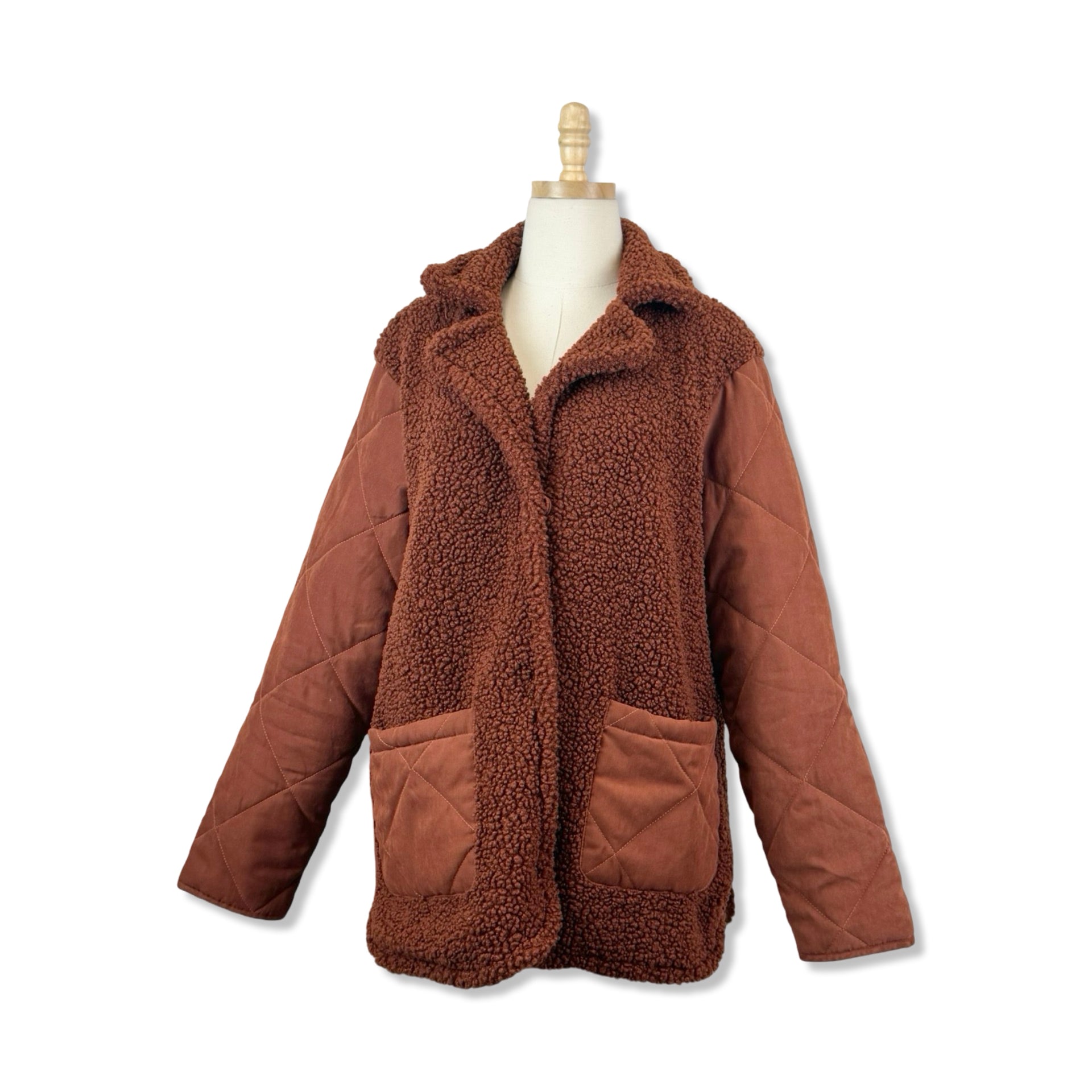 Sadie & Sage Quilted Teddy Jacket