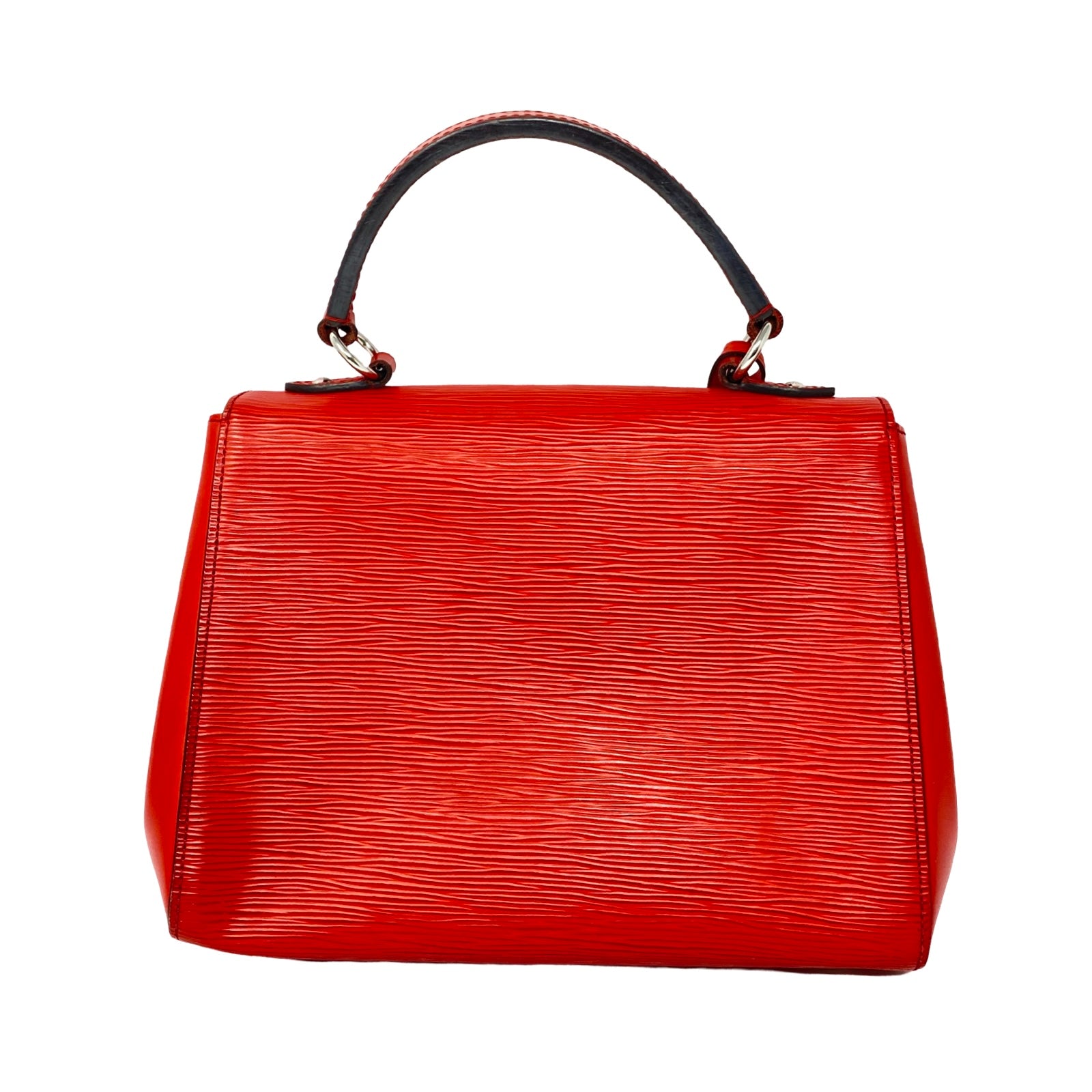 Louis Vuitton Epi Cluny BB Coquelicot Leather Handbag