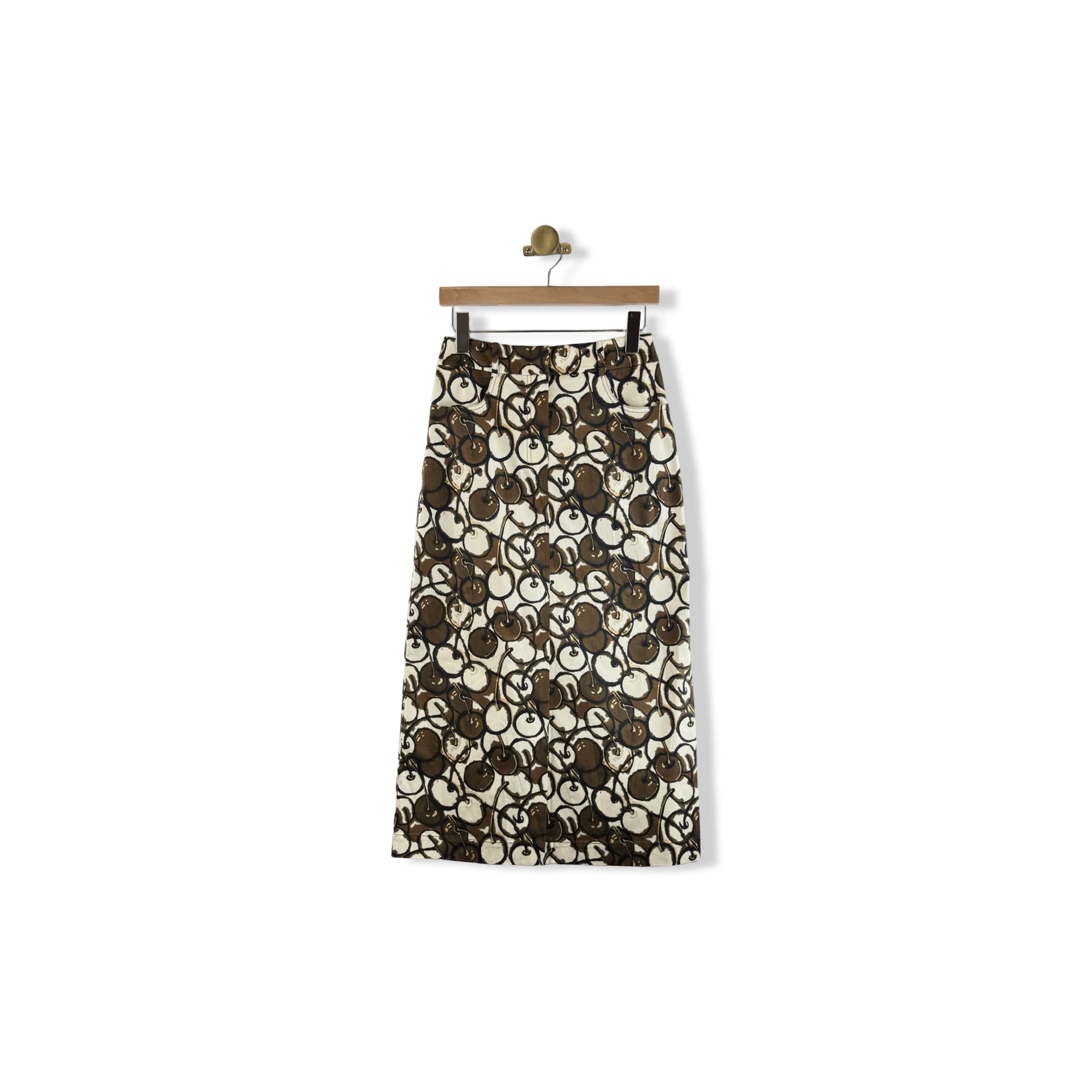 Exquise Patterned Midi Skirt