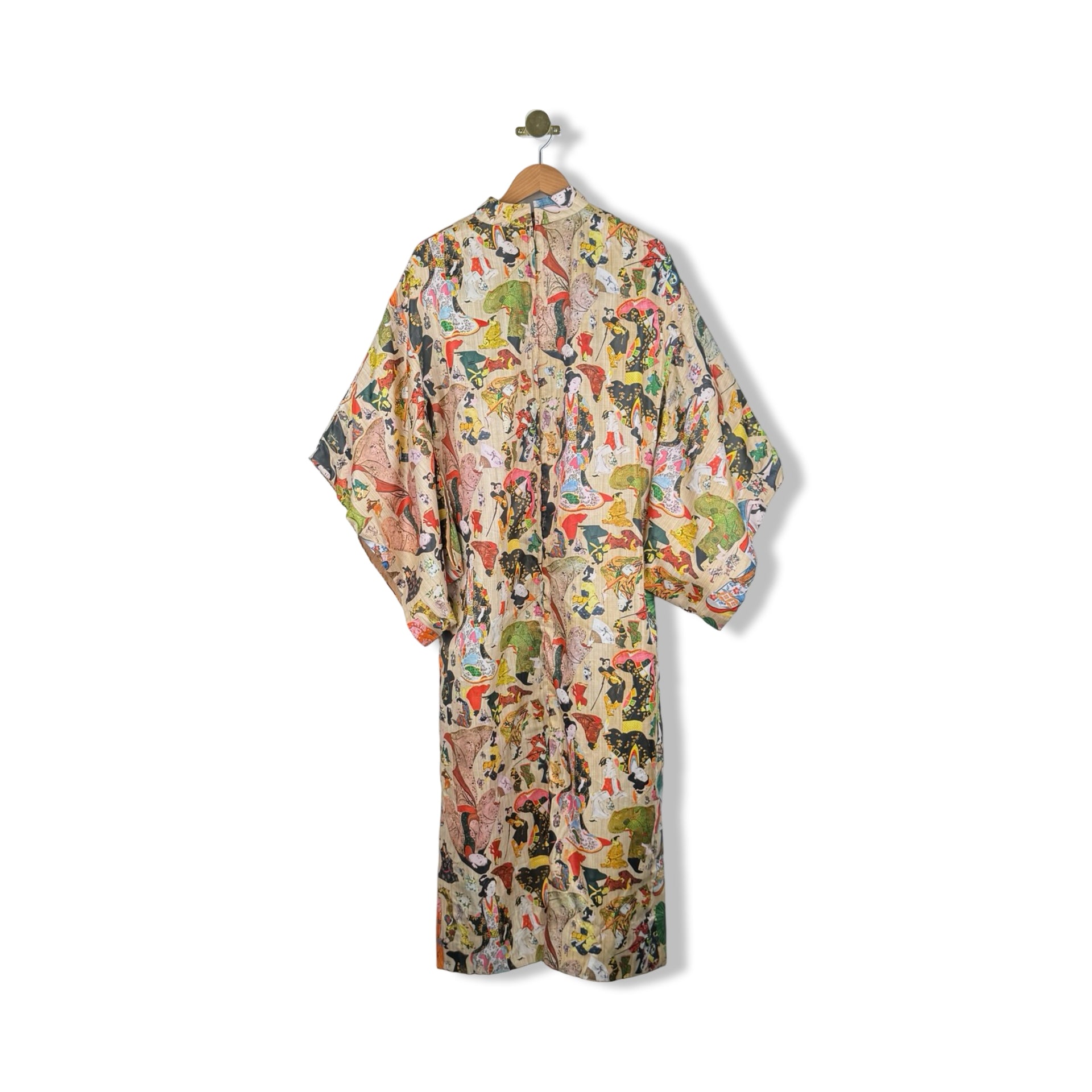 Vintage Sun Fashions of Hawaii Japanese Print Dress