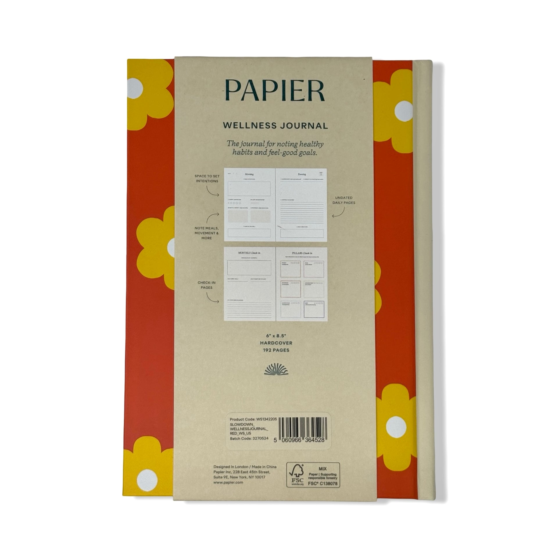 Papier Slow Down Wellness Journal