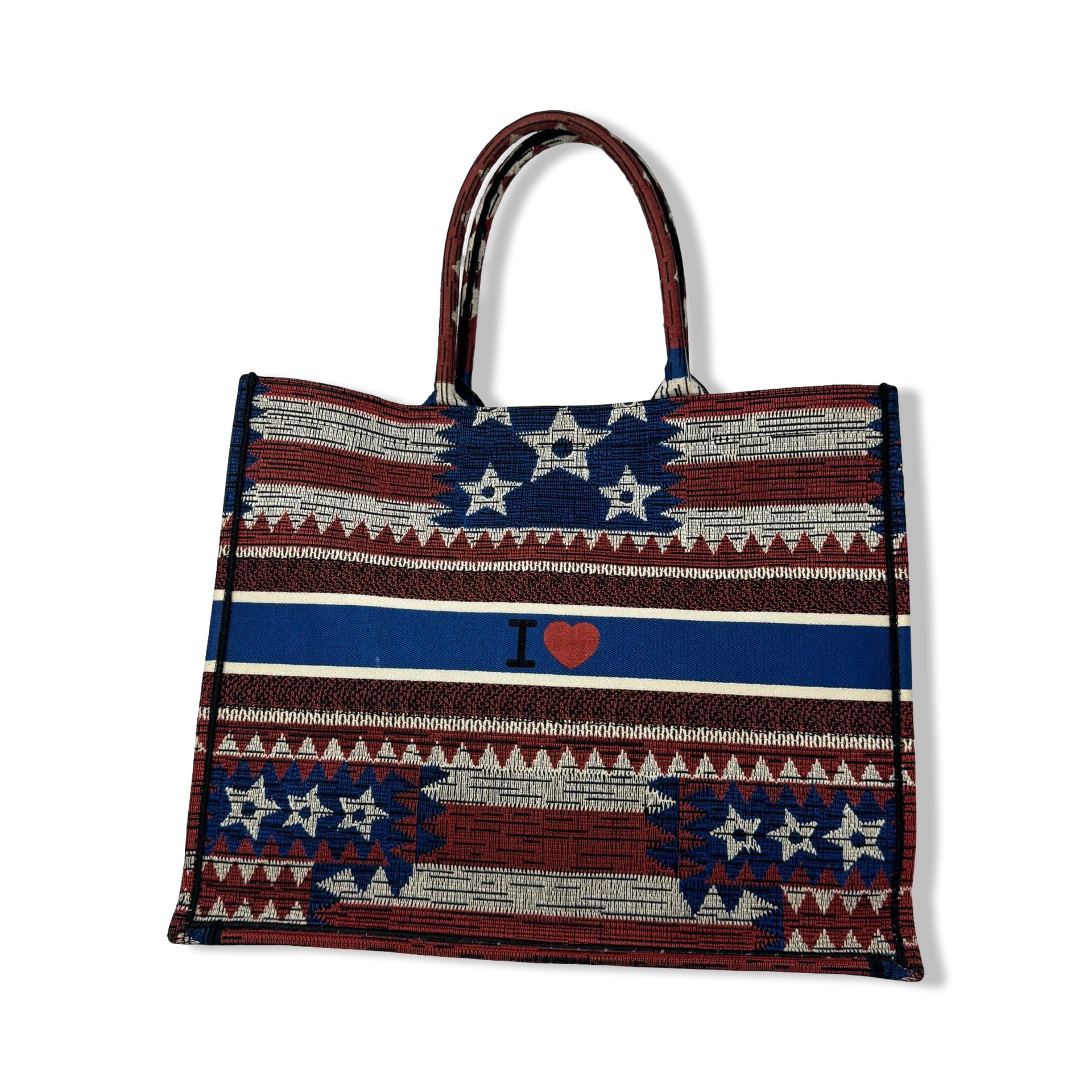 Christian Dior American Flag Large Book Tote