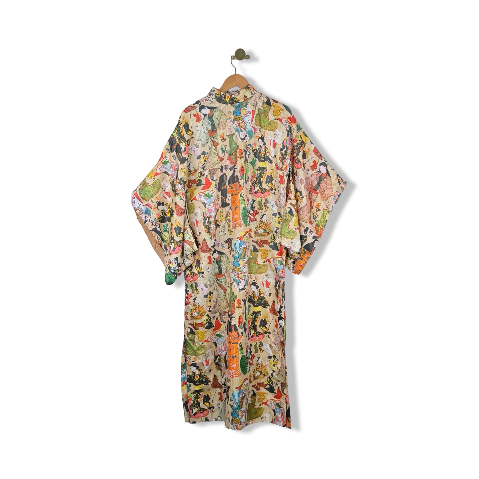 Vintage Sun Fashions of Hawaii Japanese Print Dress