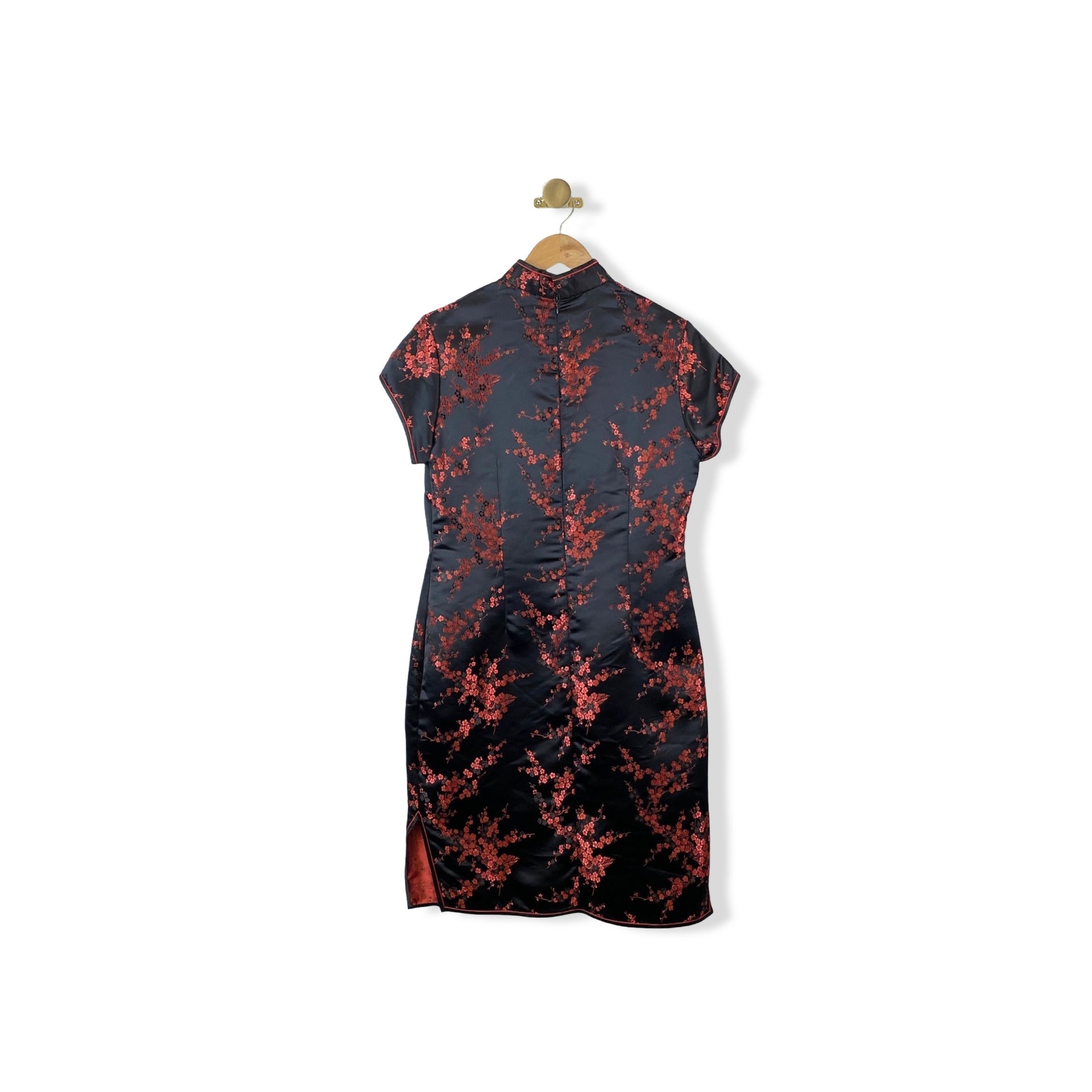 Vintage Yans NY Qipao Floral Dress