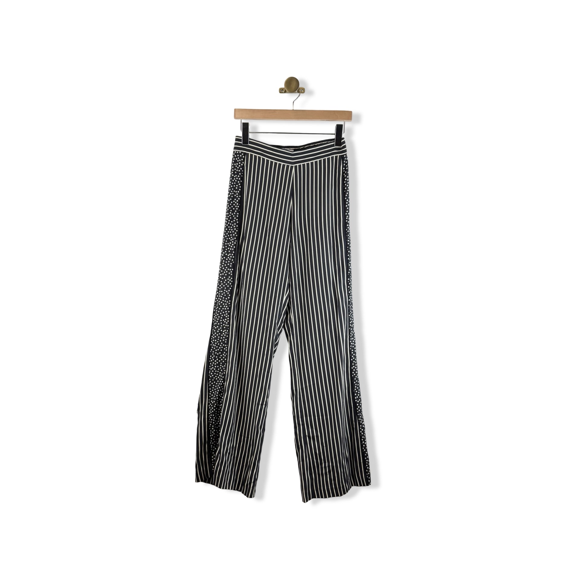 La Ligne Striped Polka Dot Pants