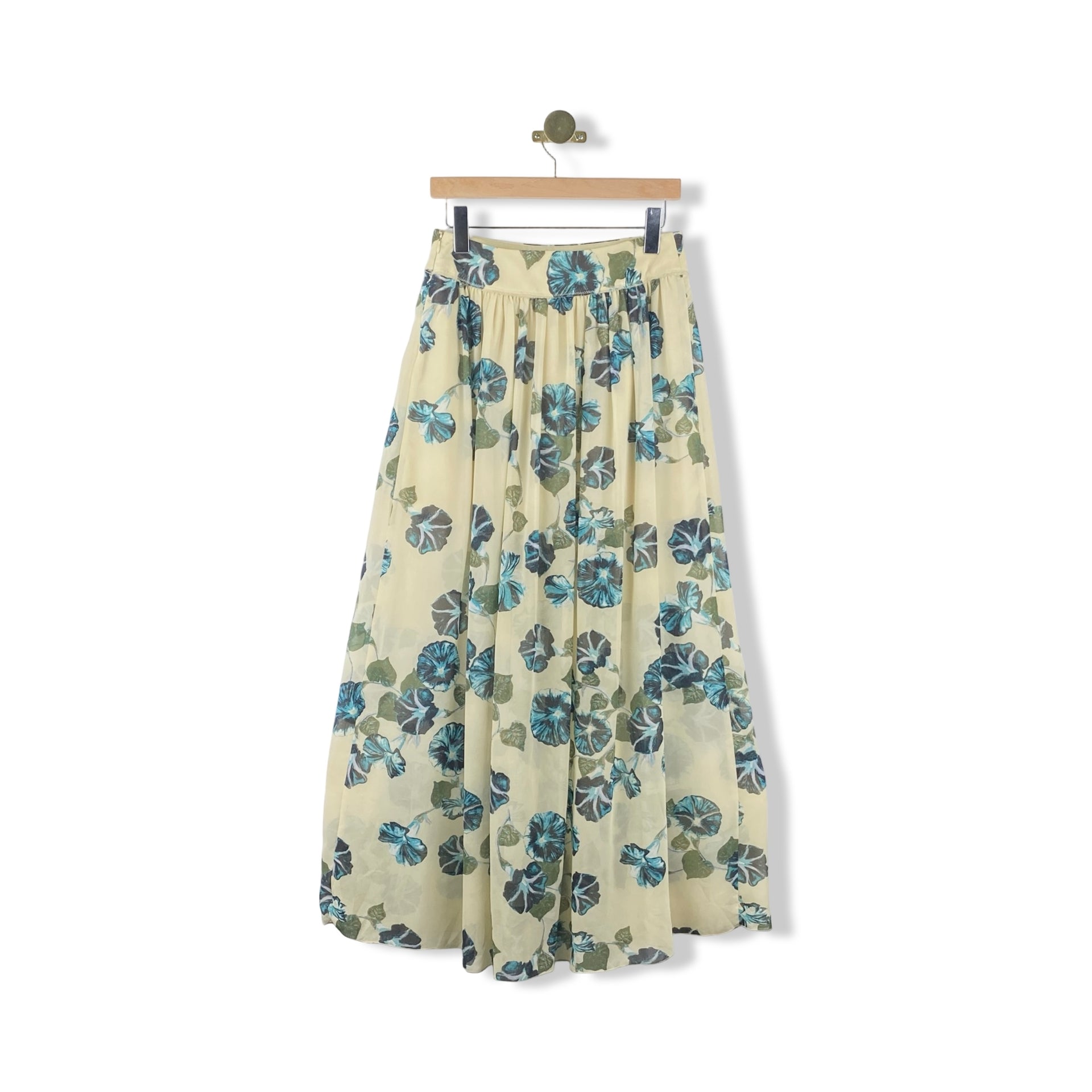 Alberta Ferretti Floral Maxi Skirt