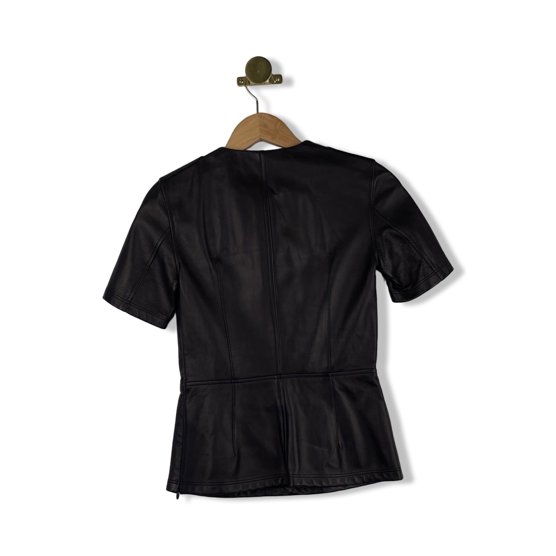 Belstaff Fitted Leather Top