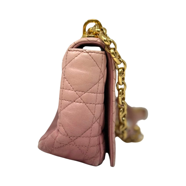 Christian Dior Lambskin Gradient Small Caro Bag-Side