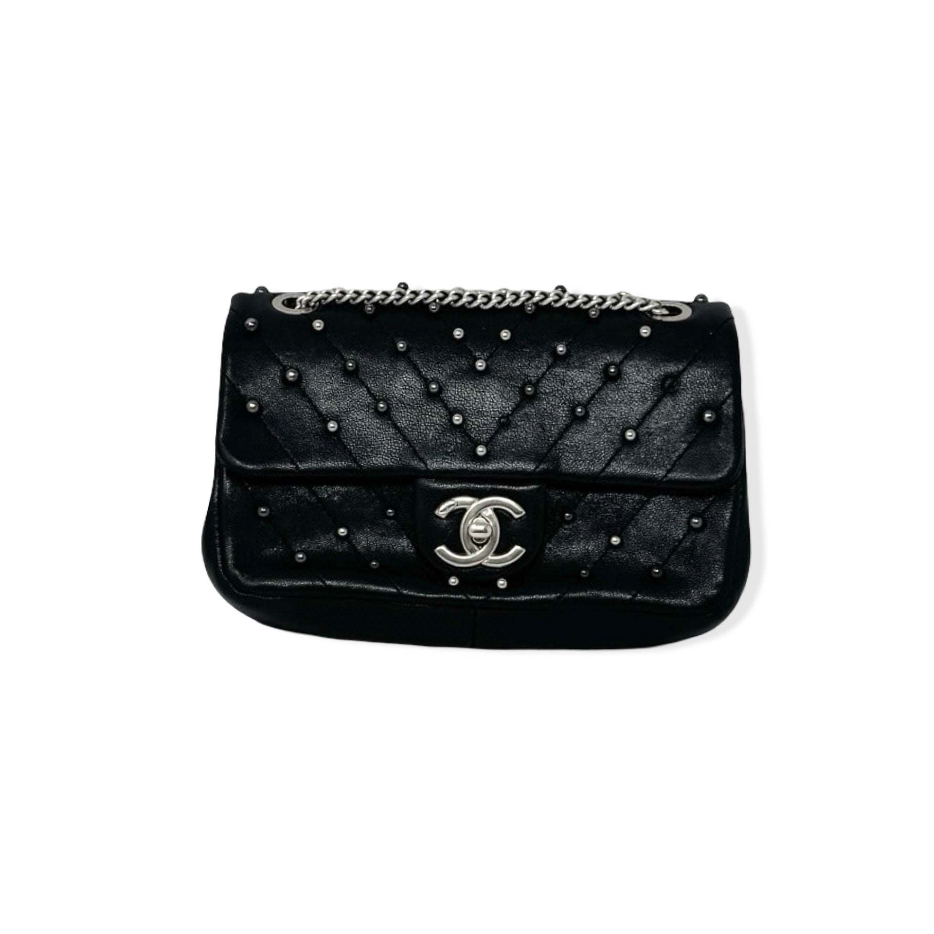 Chanel Chevron Stud Wars Mini Flap Bag