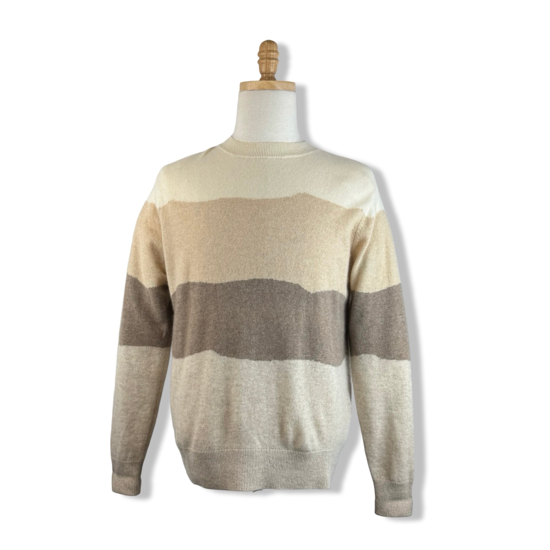Leret Leret Striped Relaxed-Fit Cashmere Jumper No. 11