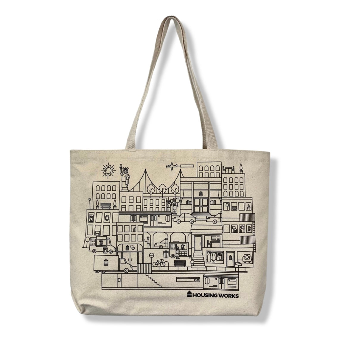 Housing Works New Yorker Natural Tote Bag