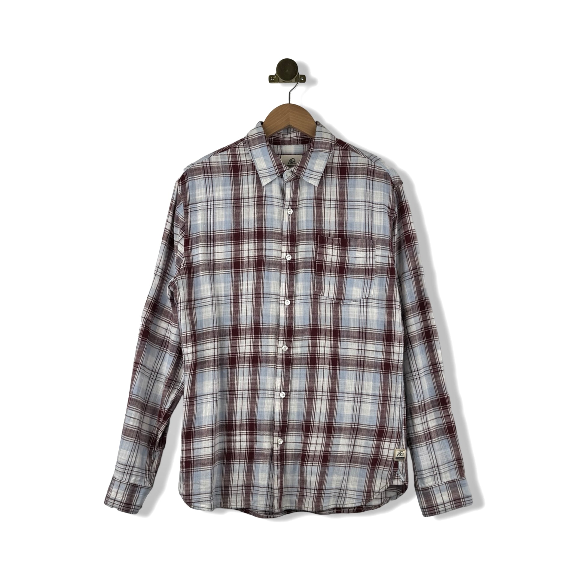 Surfside Supply Two-Tone Plaid Button Up Shirt