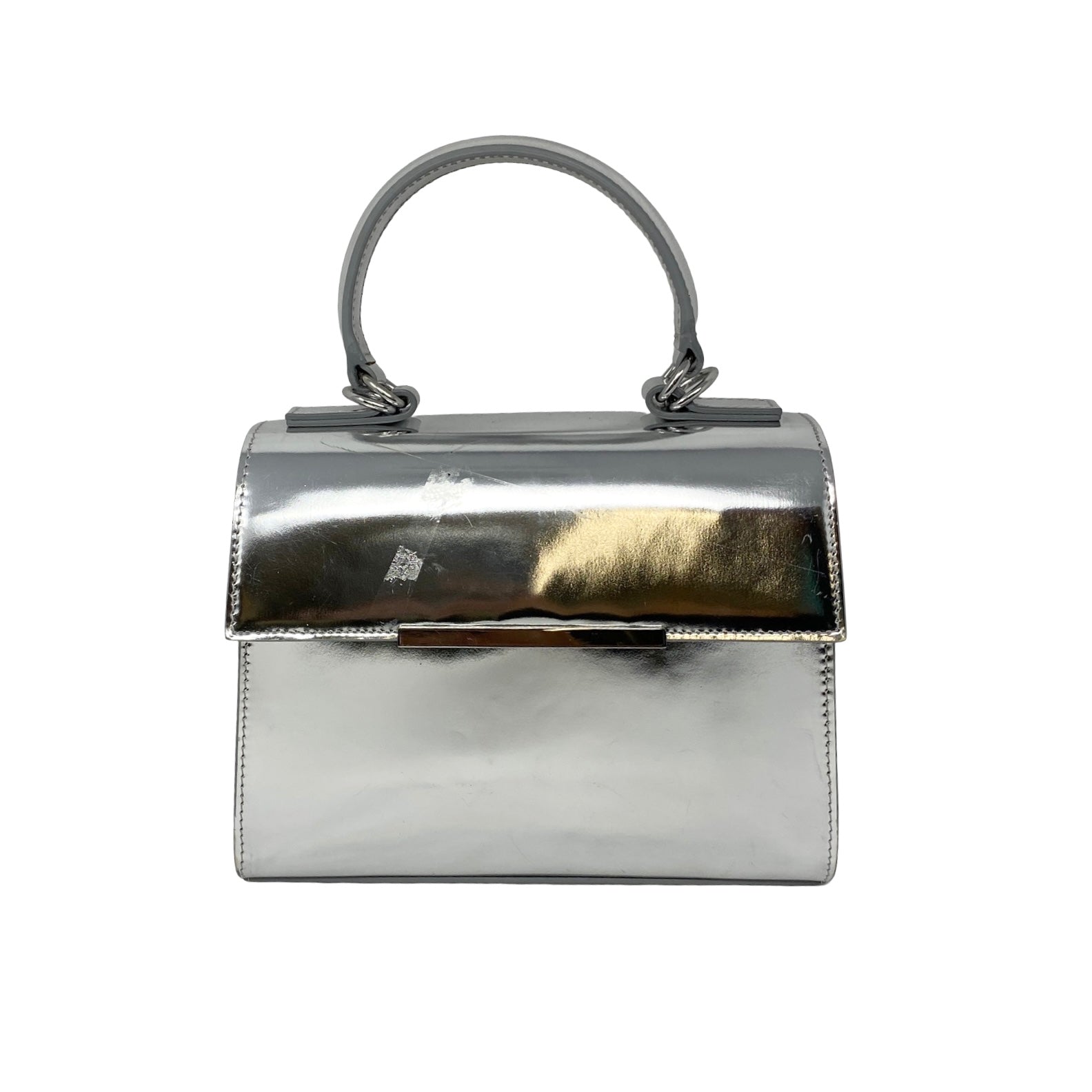 Theory Metallic Leather Tote