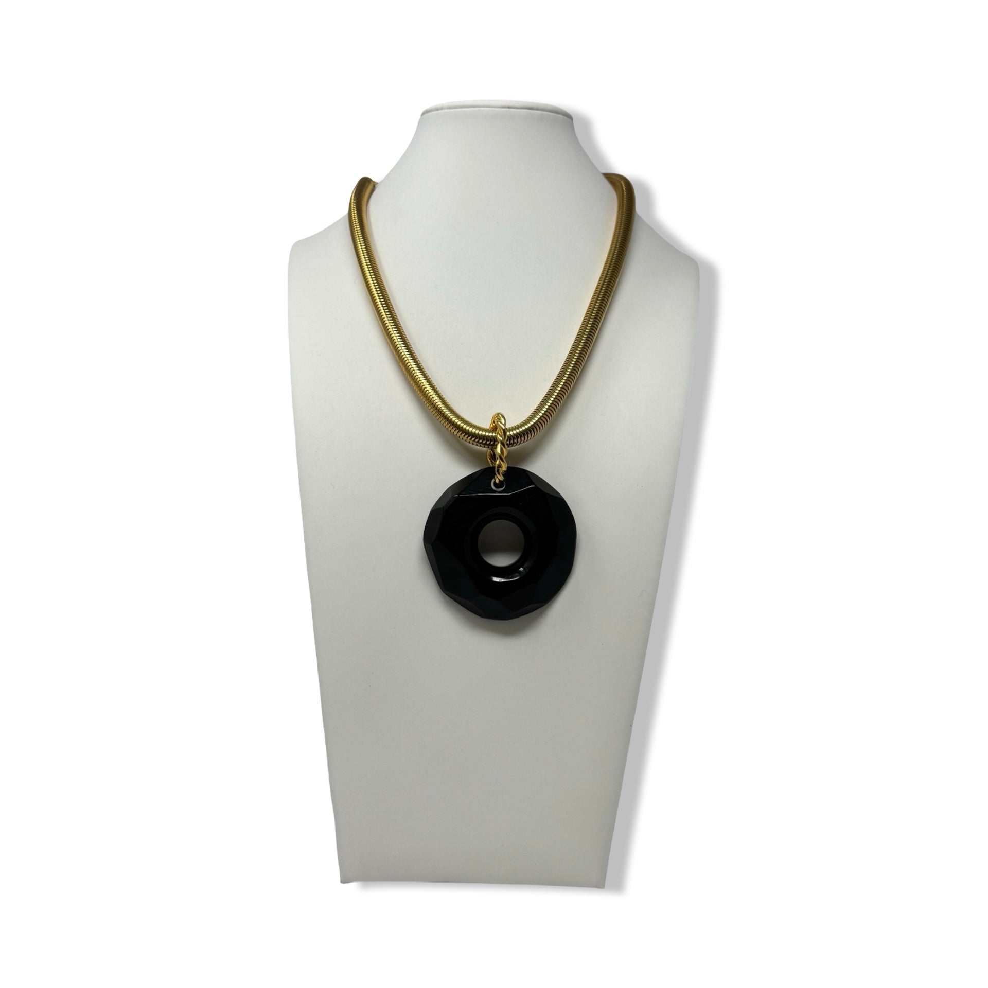 Vintage R.J. Graziano Geometic Pendant Necklace