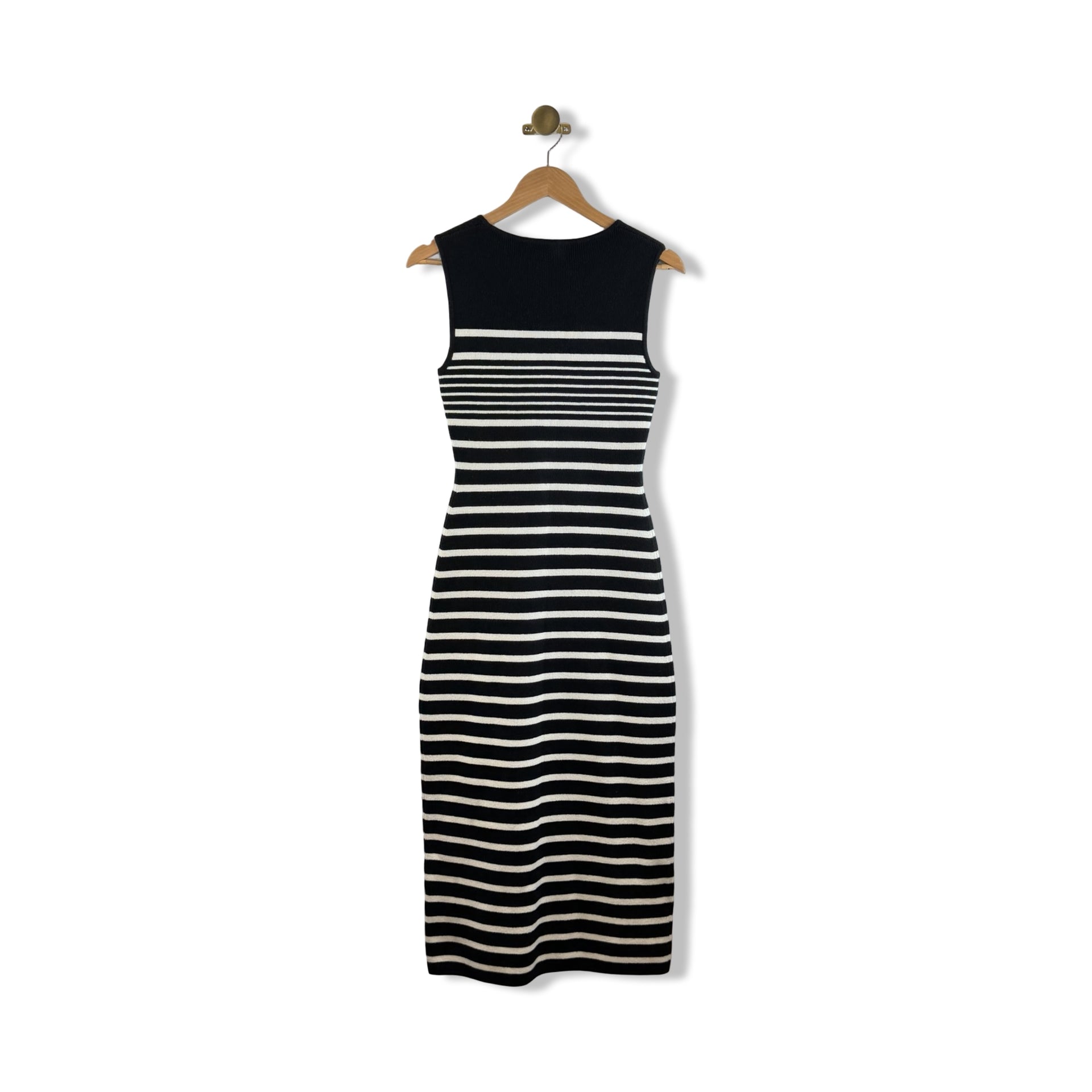 La Ligne Stripe Patterned Ribbed Dress