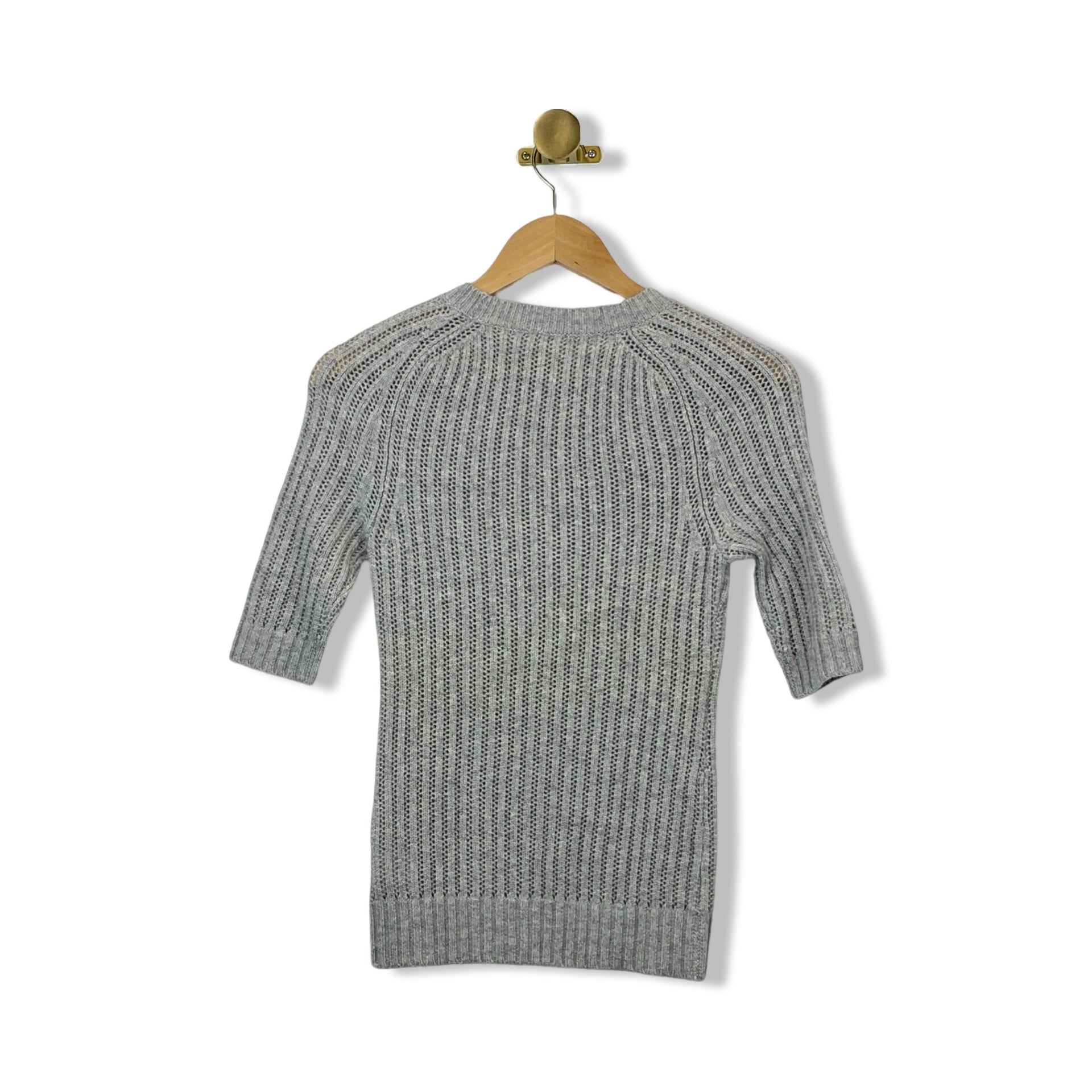 Michael Kors Collection Short Sleeve Cashmere Sweater