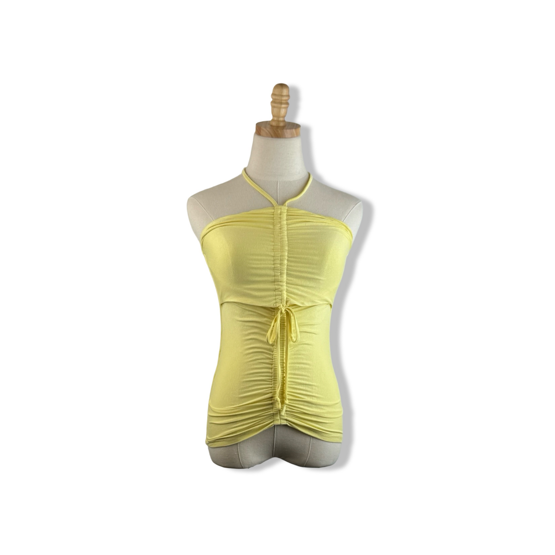 Saint Art Elsie Ruched Halter Top