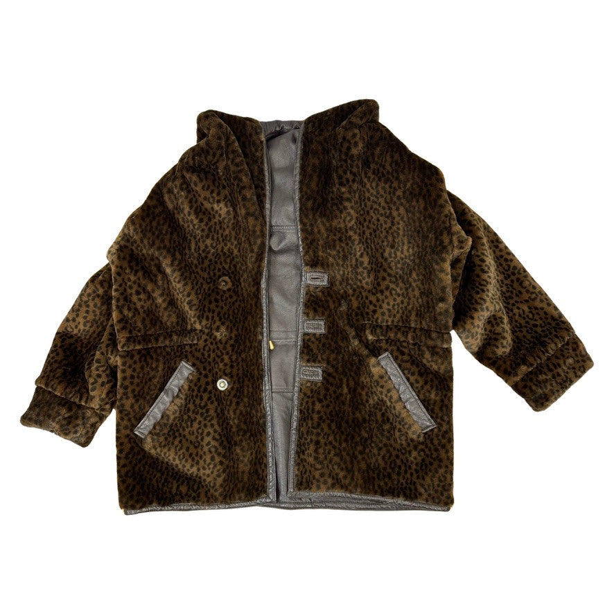 Vintage Winlit Reversible Fur and Leather Jacket-Thumbnail