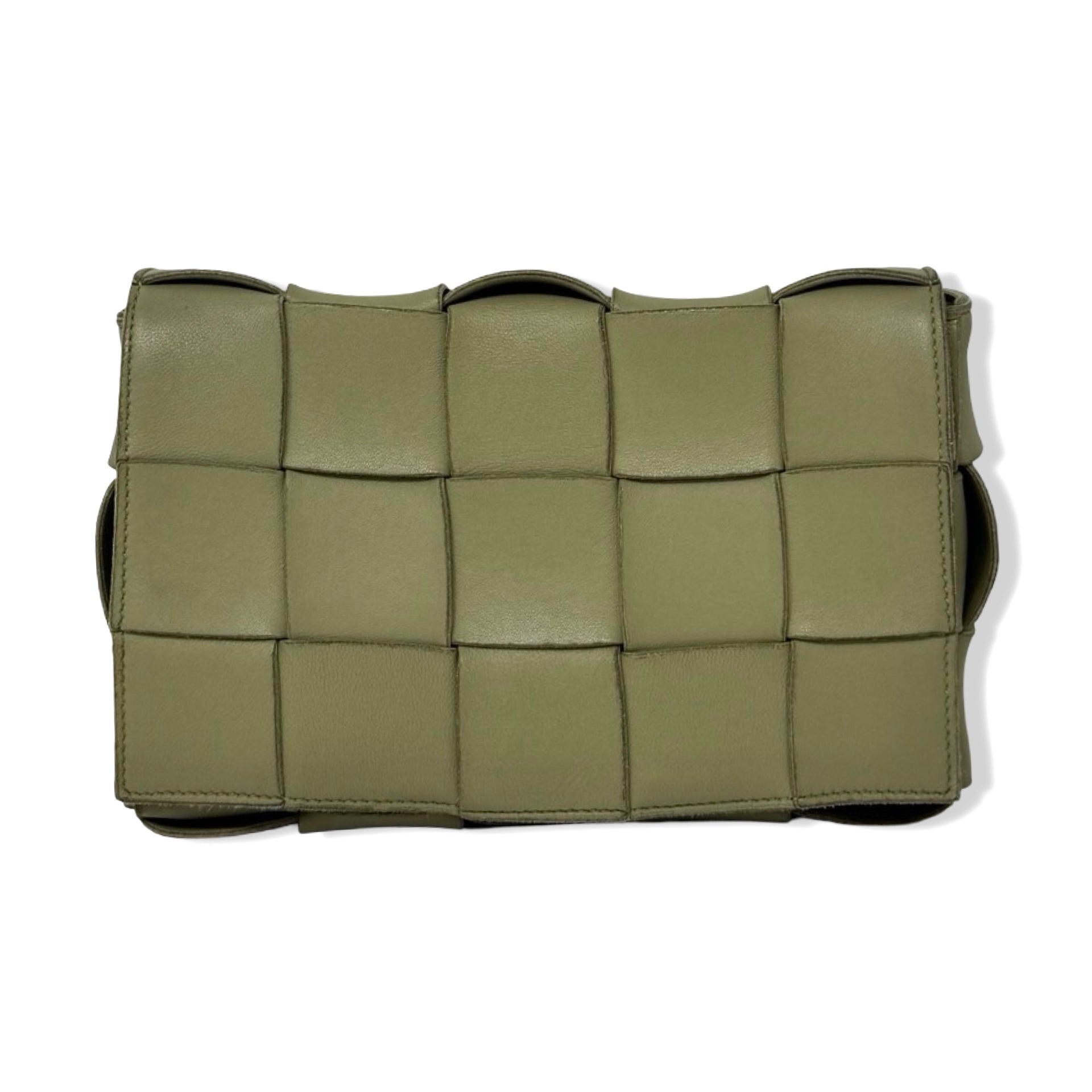 Bottega Veneta Green Cassette Crossbody Bag