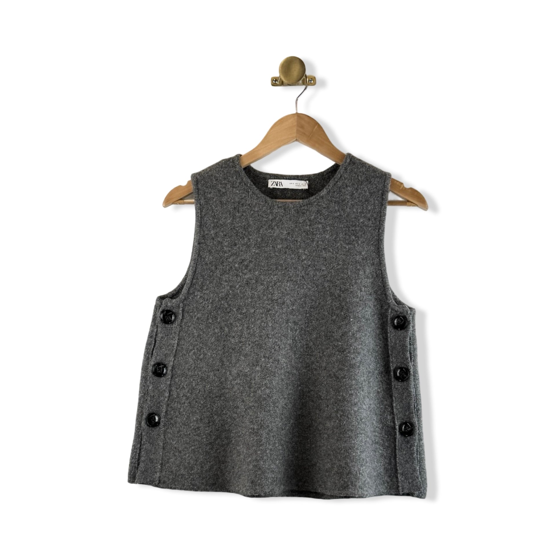 Zara Button Sweater Vest