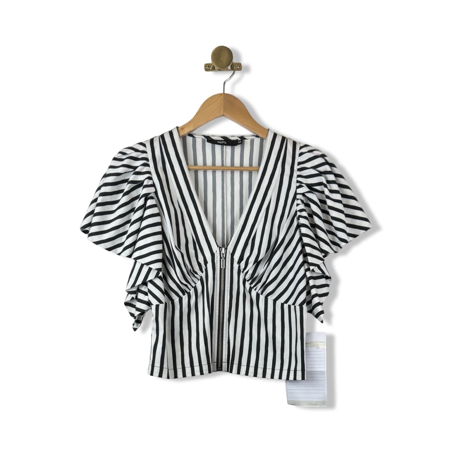 GSTQ Flutter Sleeve Corset Top